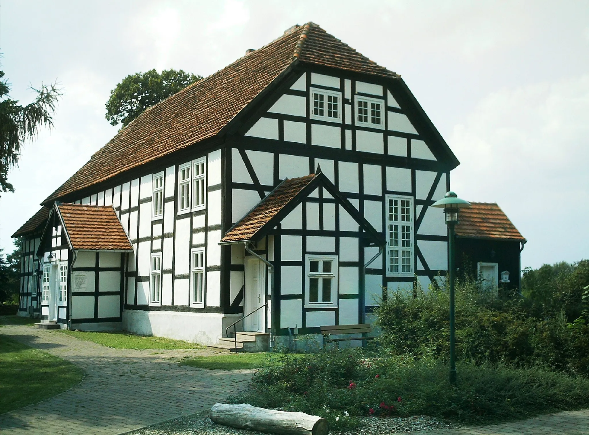 Photo showing: Eggesin, Fachwerkkirche von 1731