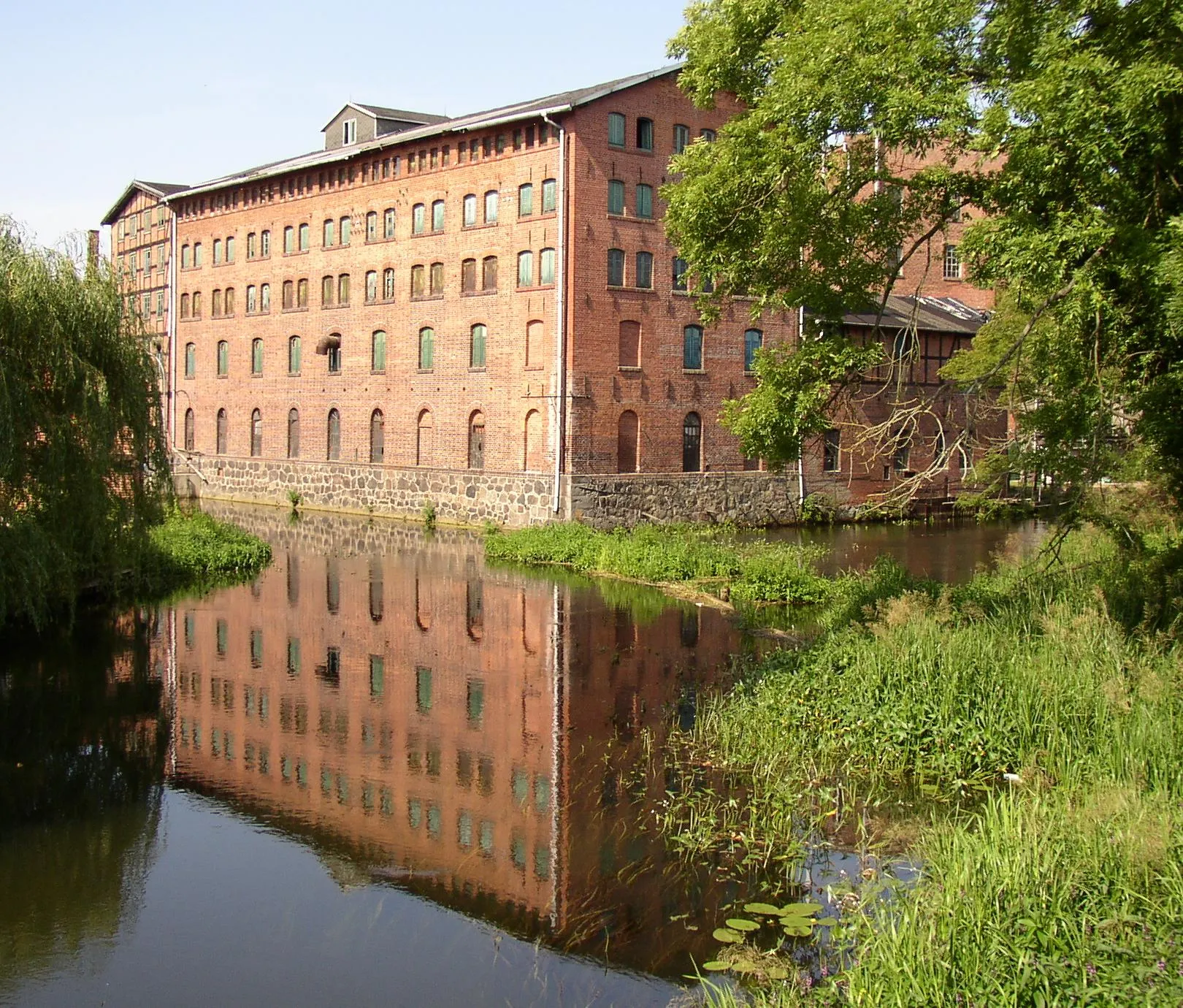 Photo showing: Former mill in Grabow in Mecklenburg-Western Pomerania, Germany