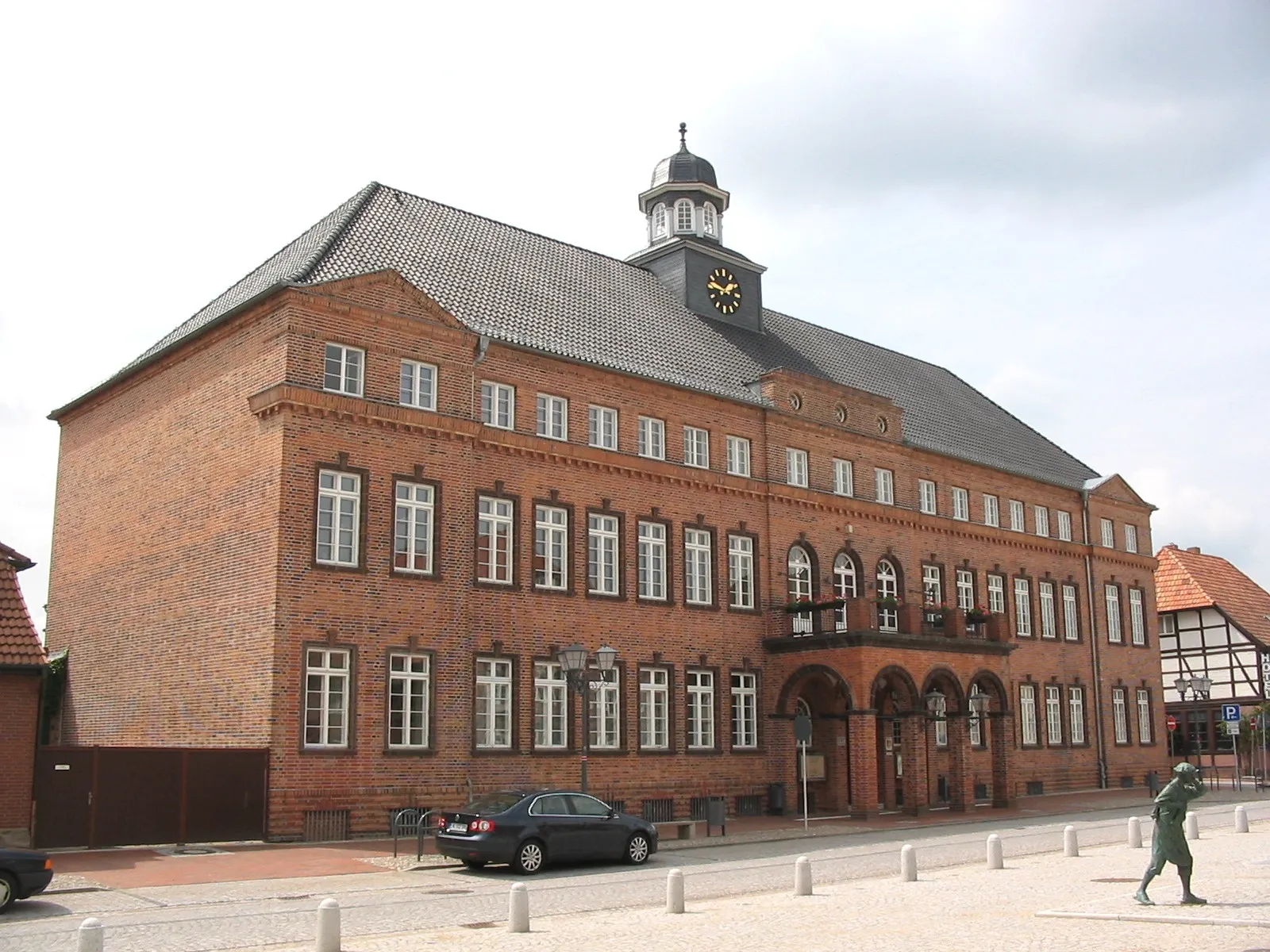 Photo showing: town hall in Hagenow, Germany