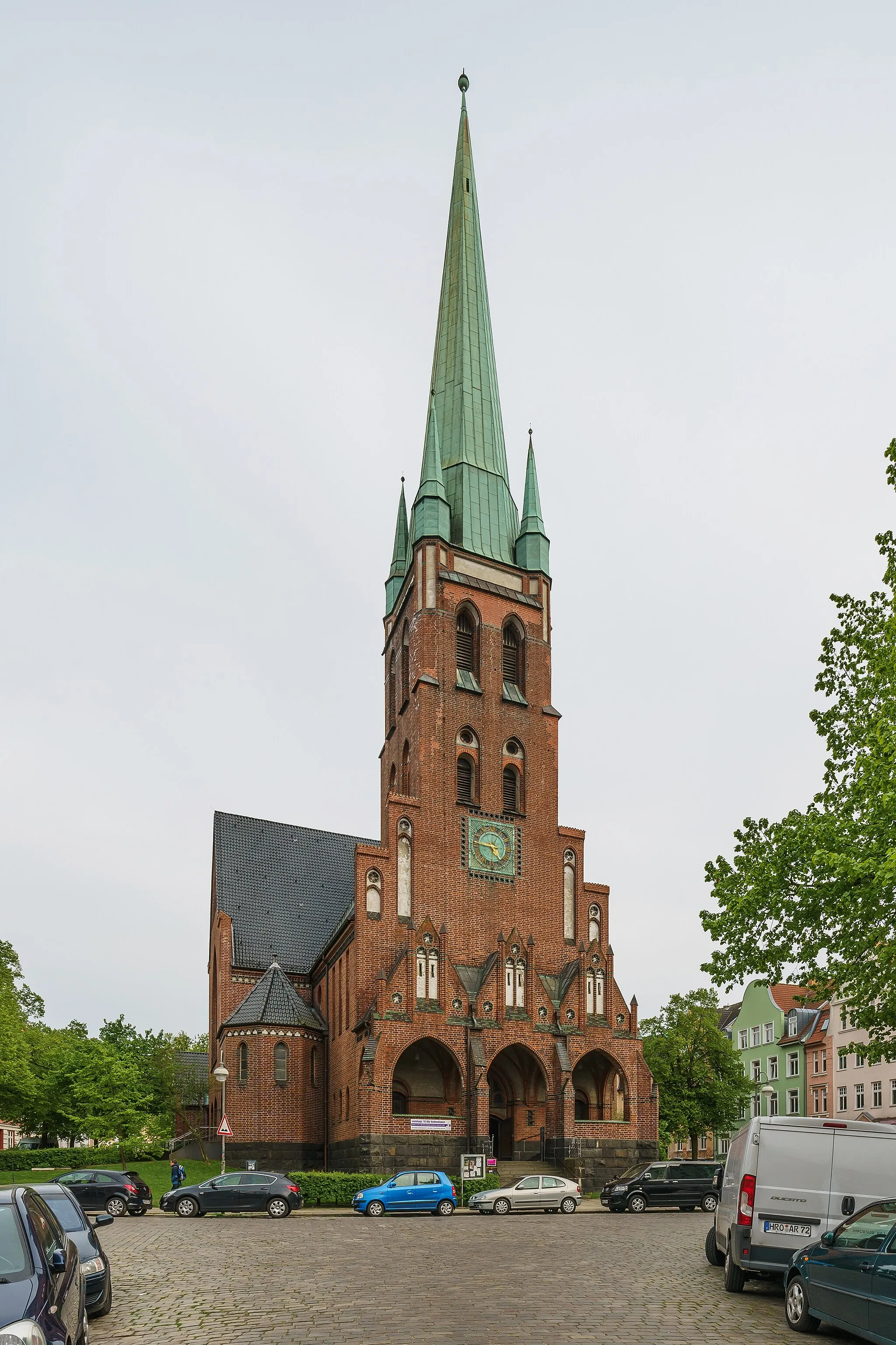 Photo showing: Holy Spirit Church in Rostock, Germany