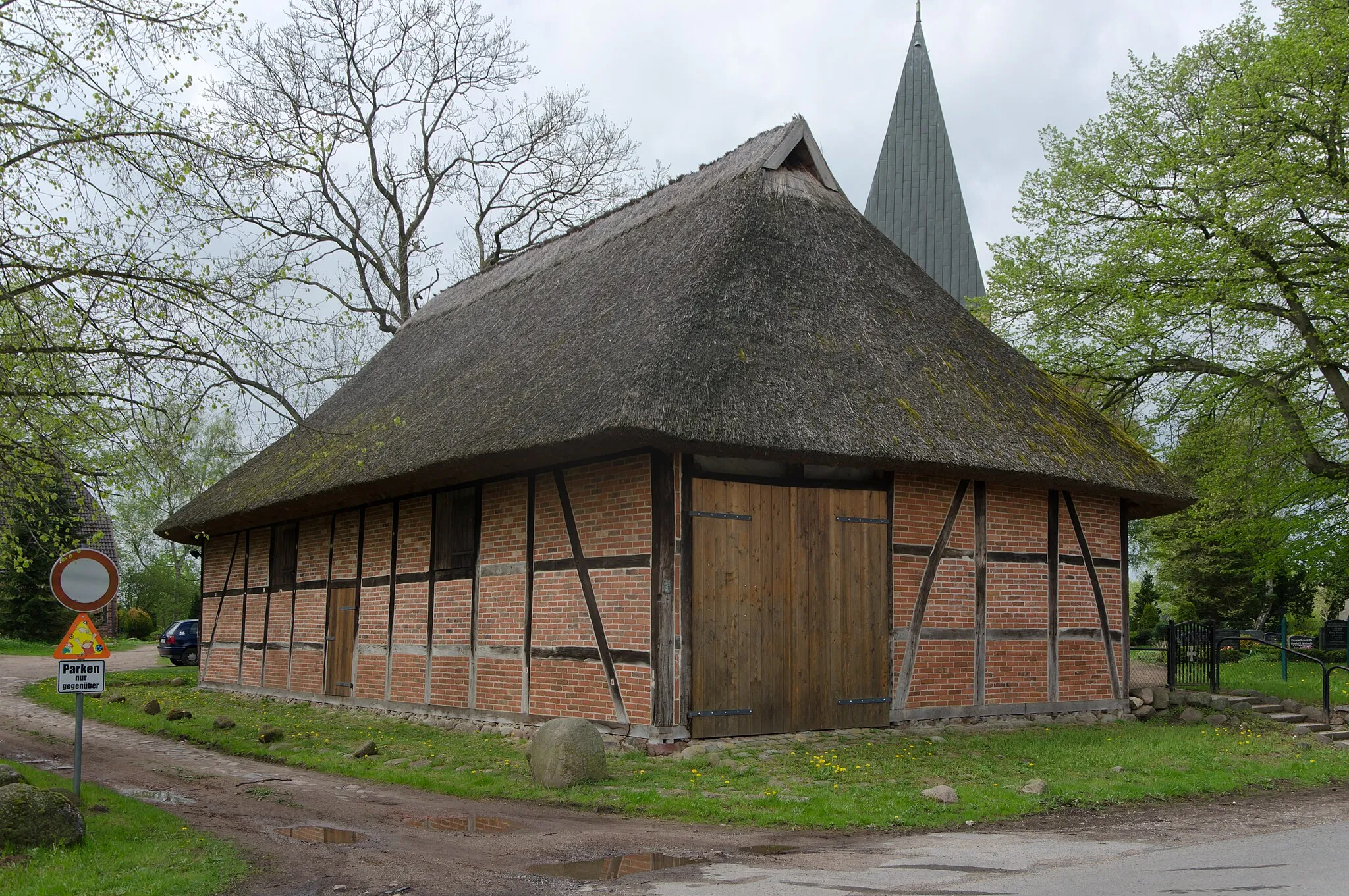 Photo showing: Lambrechtshagen Bauernreihe 3 Scheune