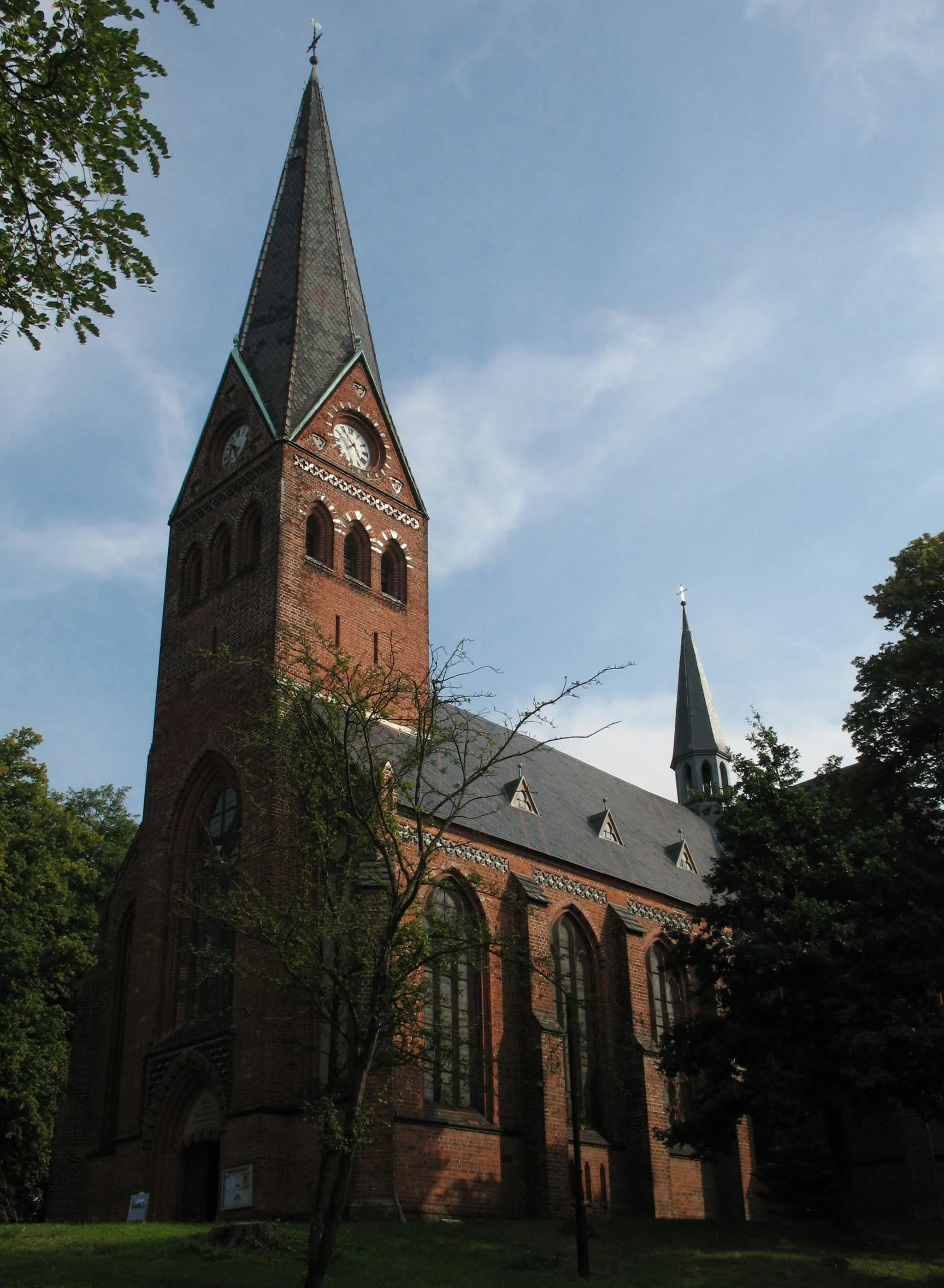 Photo showing: Church in Malchow in Mecklenburg-Western Pomerania, Germany