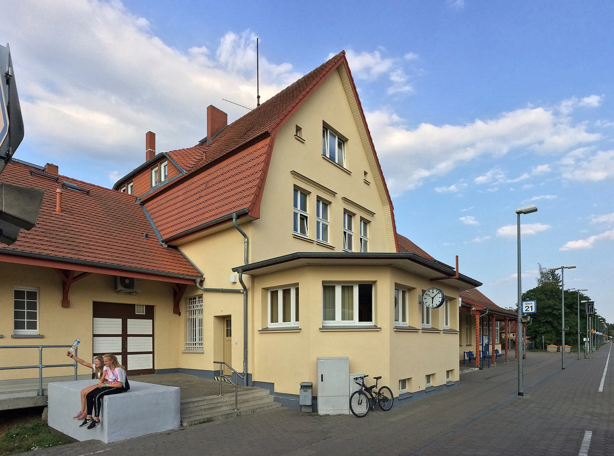 Photo showing: Bahnhof Zinnowitz, Usedom, Mecklenburg-Vorpommern, 1911