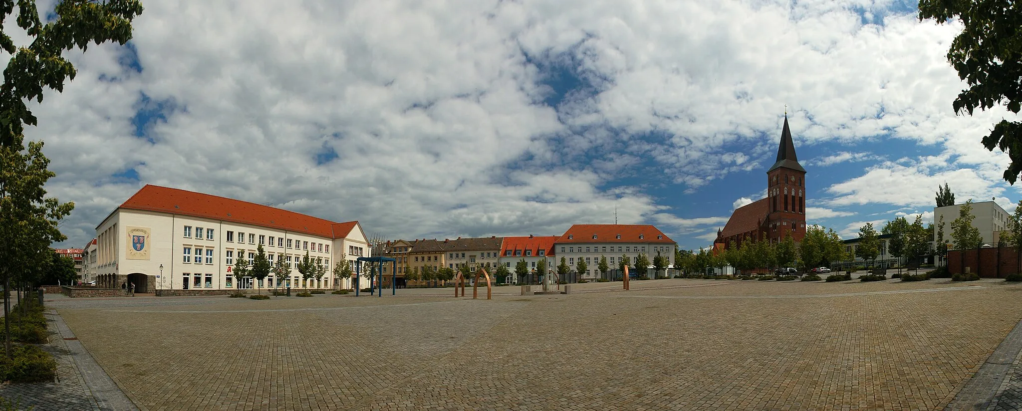 Photo showing: Marktplatz, Pasewalk