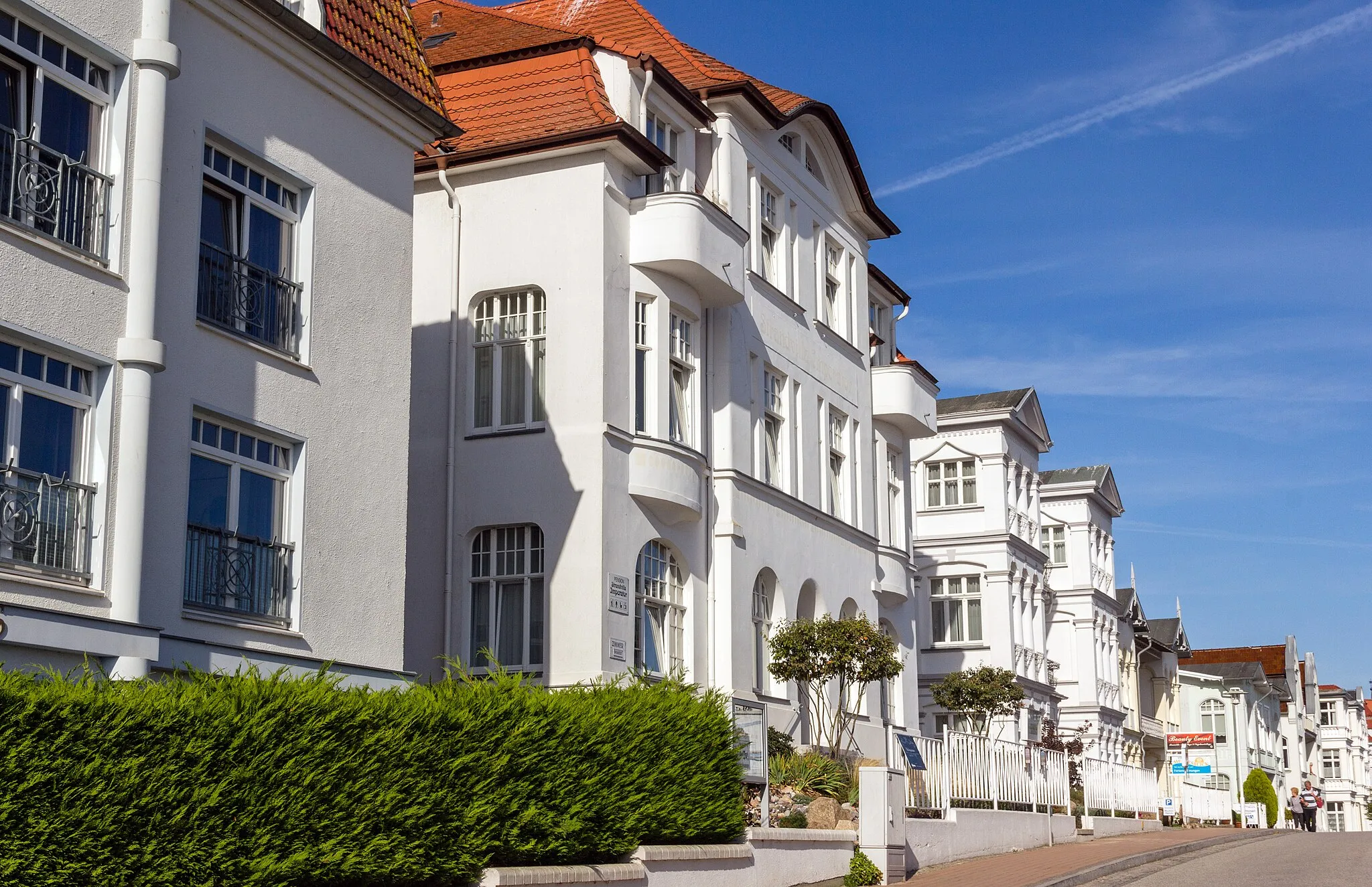 Photo showing: Bansin, Heringsdorf, Bergstraße, Straßenzug