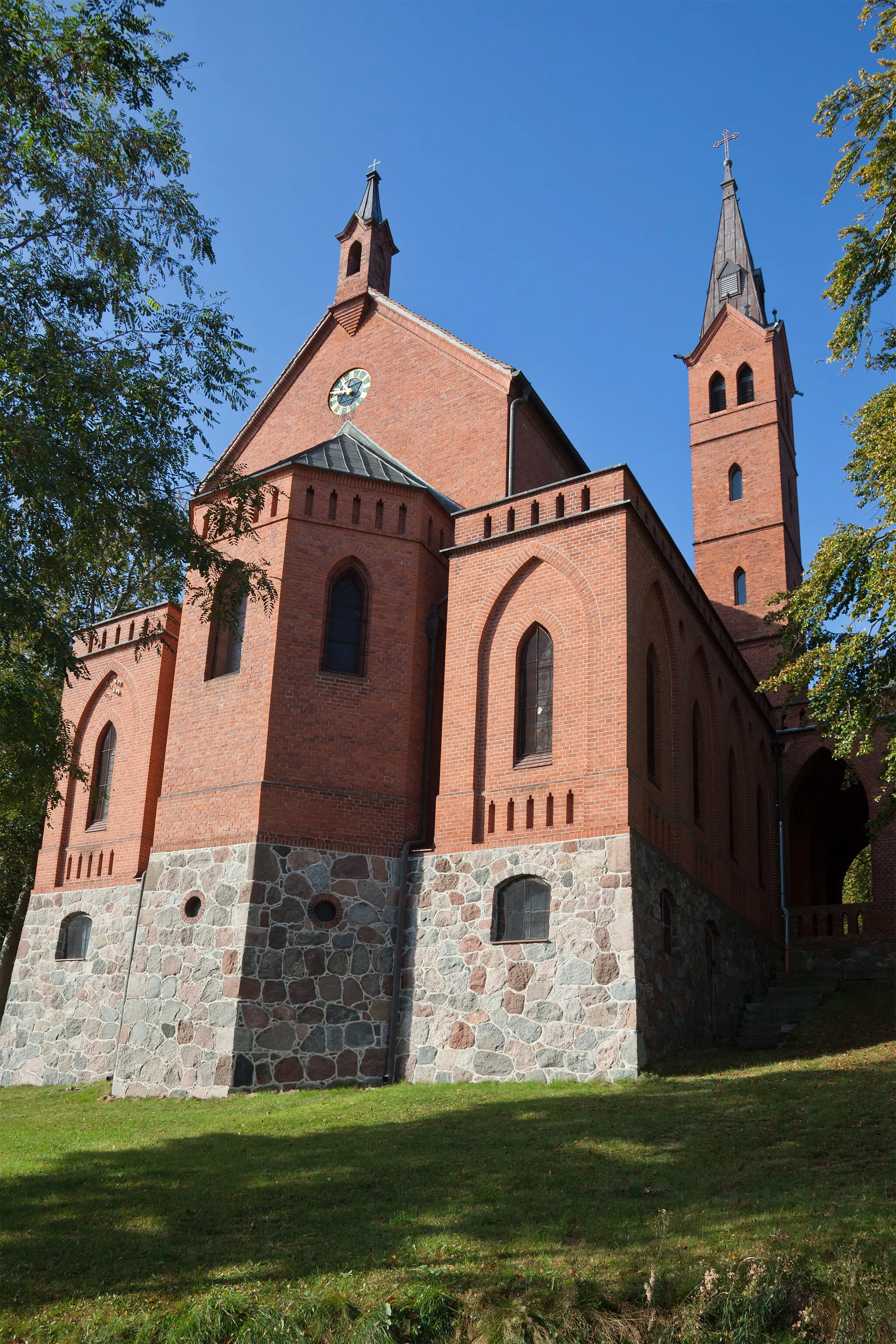 Photo showing: Heringsdorf, church "Kirche im Walde"