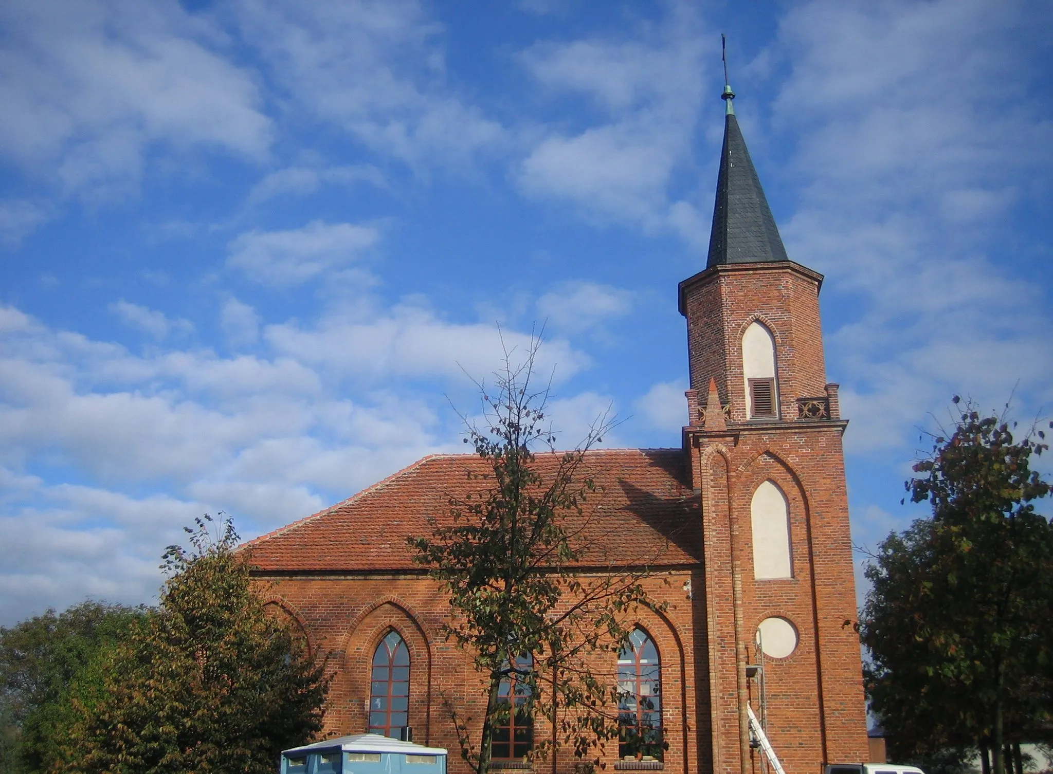 Photo showing: Dorfkirche von Wulkenzin (Landkreis Mecklenburgische Seenplatte)