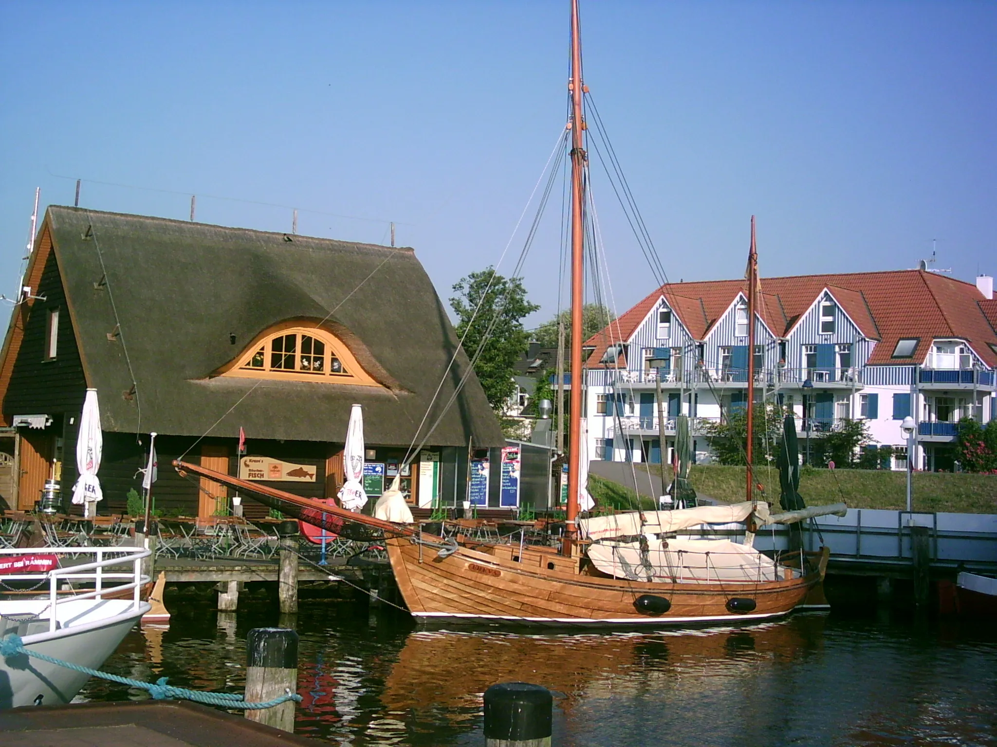 Photo showing: The Port of Zingst in Mecklenburg-Western Pomerania.