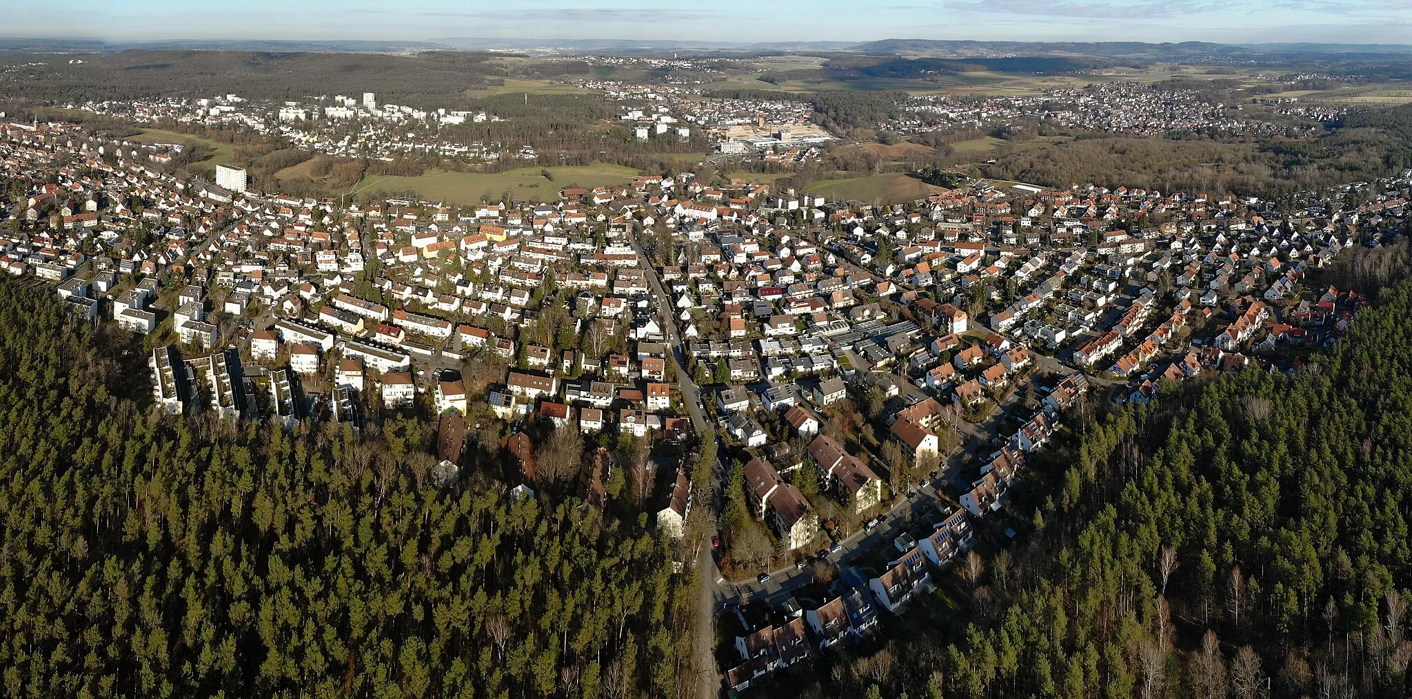 Photo showing: Buckenhof Luftaufnahme