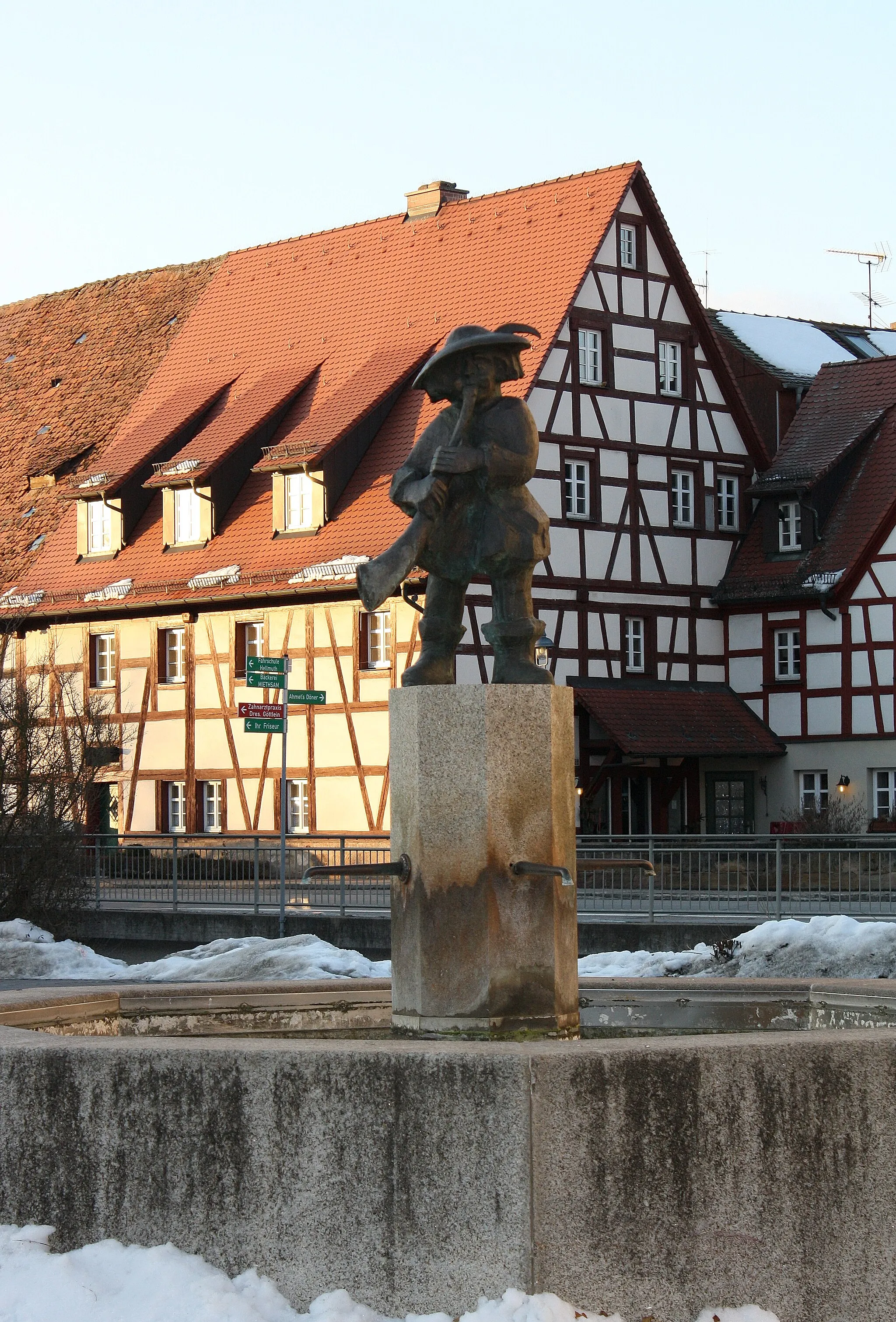 Photo showing: Doodleman’s Fountain in Dietenhofen