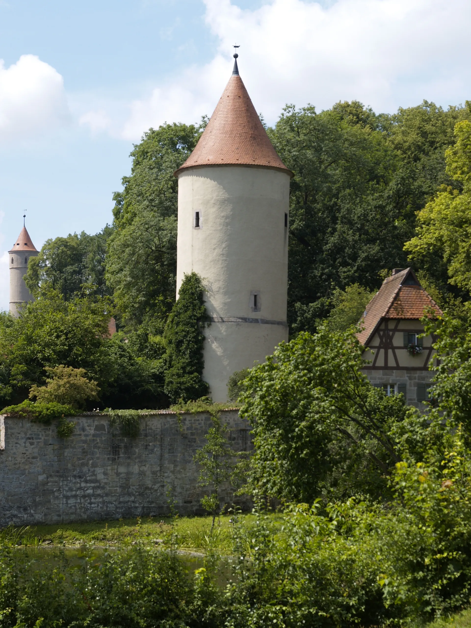 Photo showing: Dinkelsbühl: Faulturm im Stadtpark