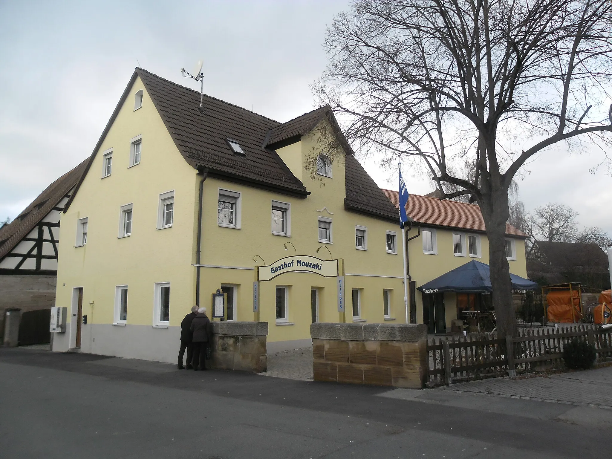 Photo showing: Gasthof Mouzaki Alte Wallensteinstraße 158 01