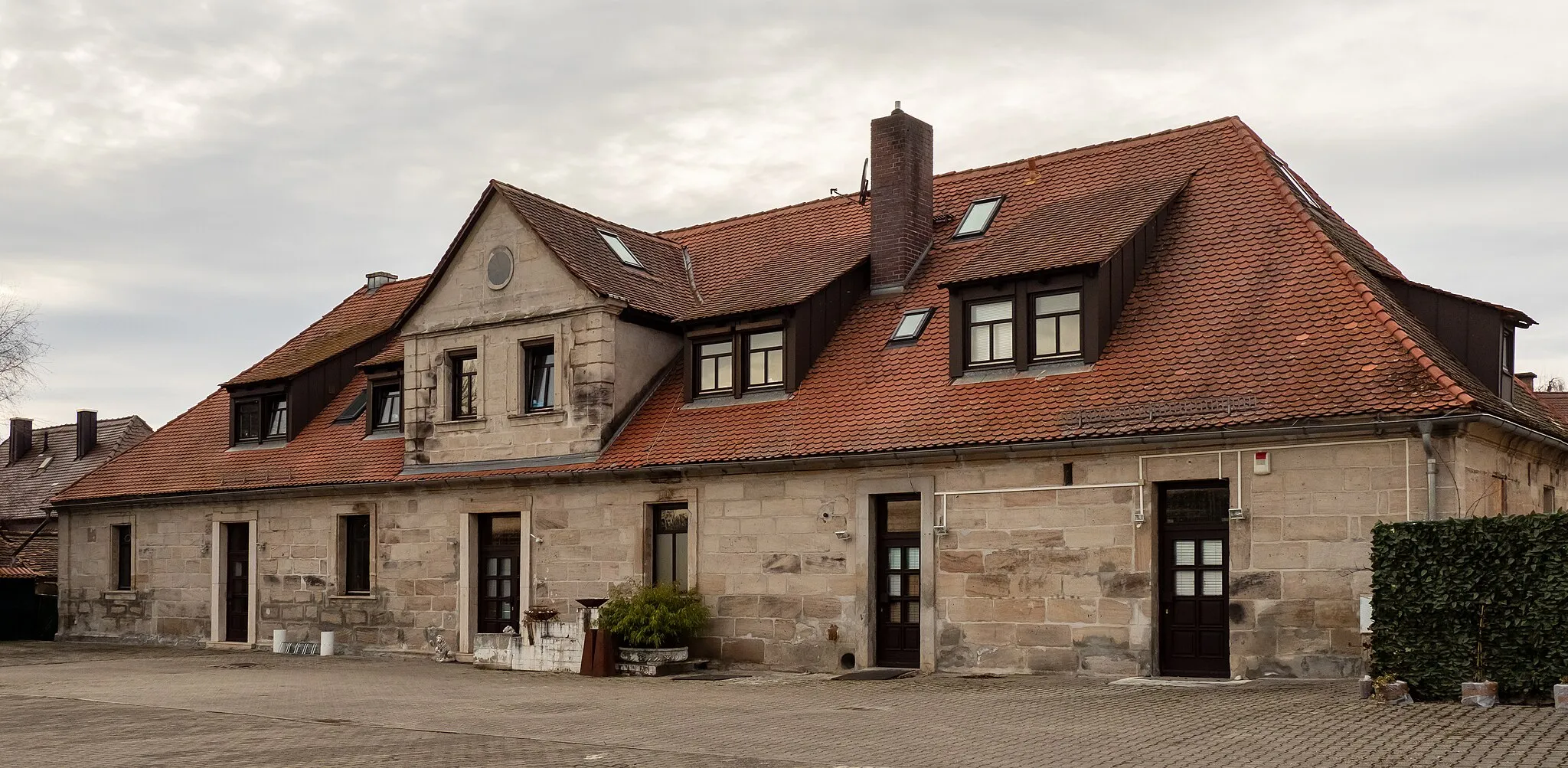 Photo showing: Former brewery house of Hemhofen Castle