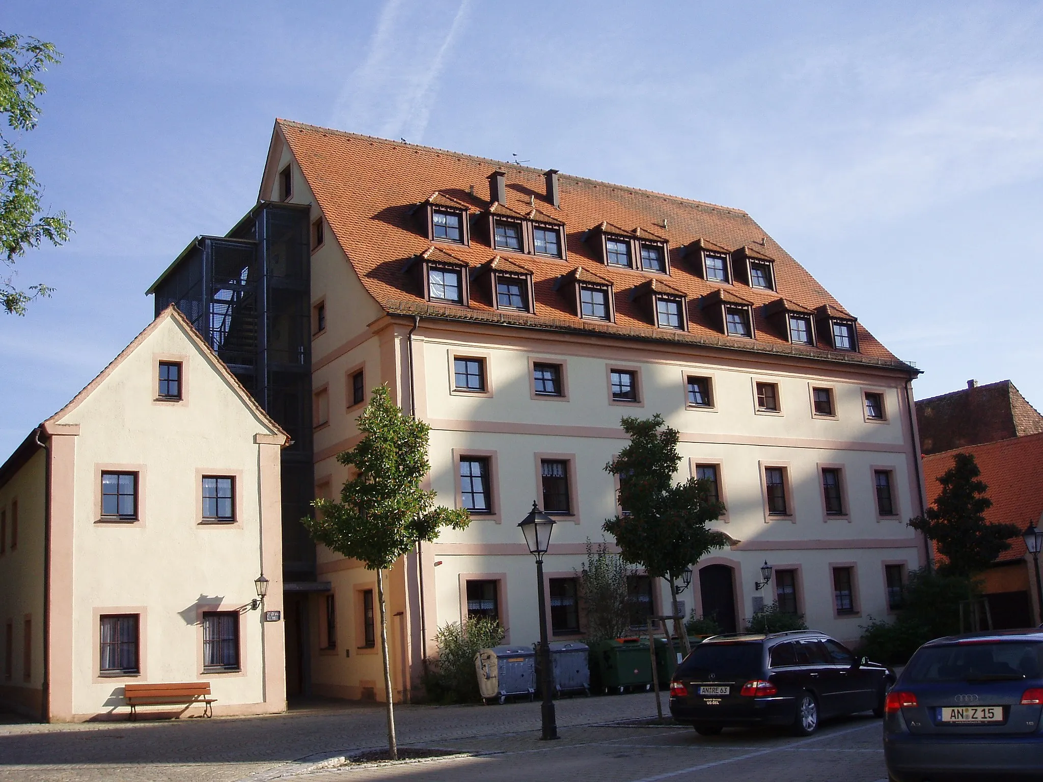 Photo showing: Gabrielihaus Herrieden, Vogteiplatz 11