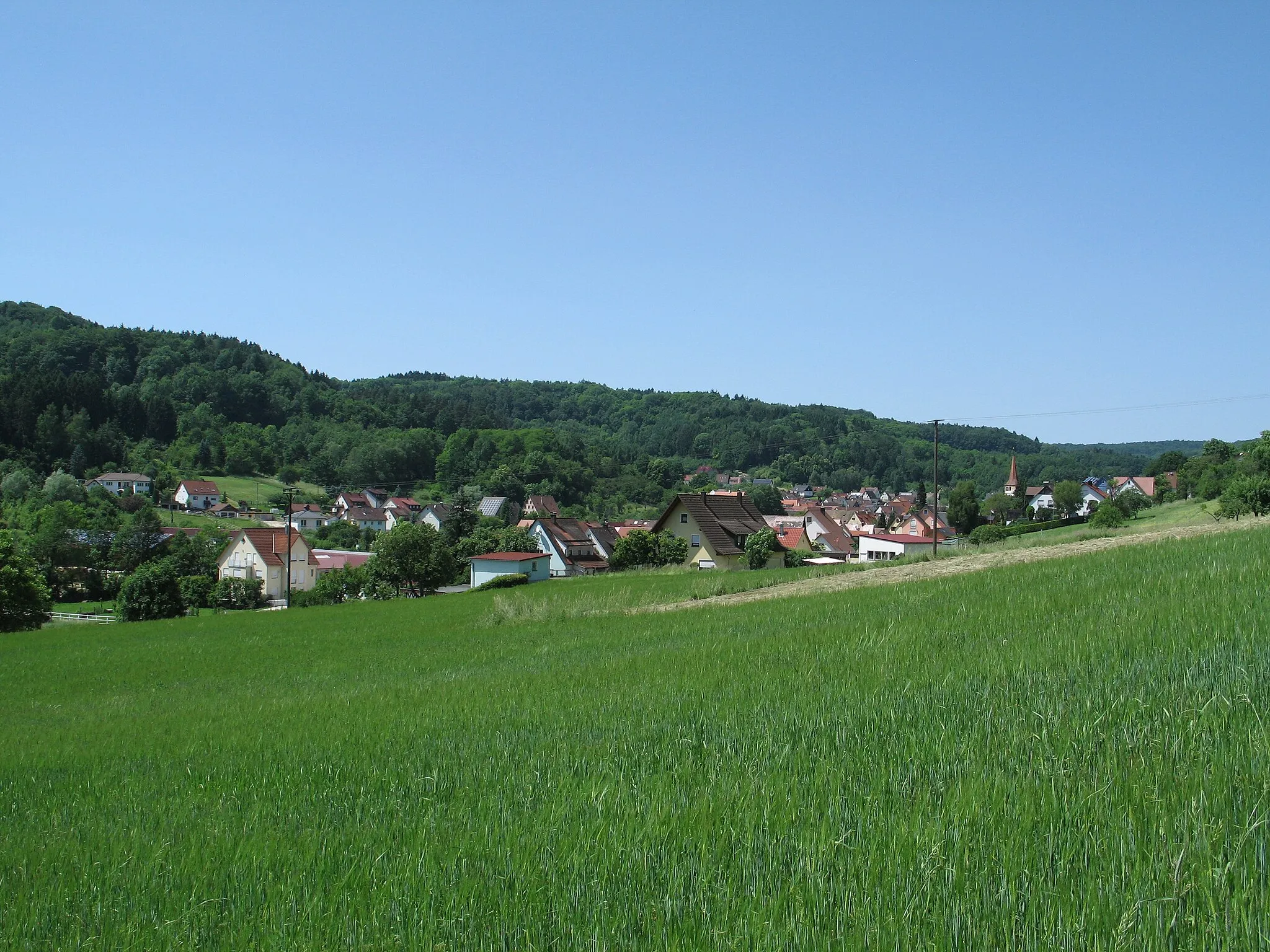 Photo showing: Ortsansicht Kirchensittenbach