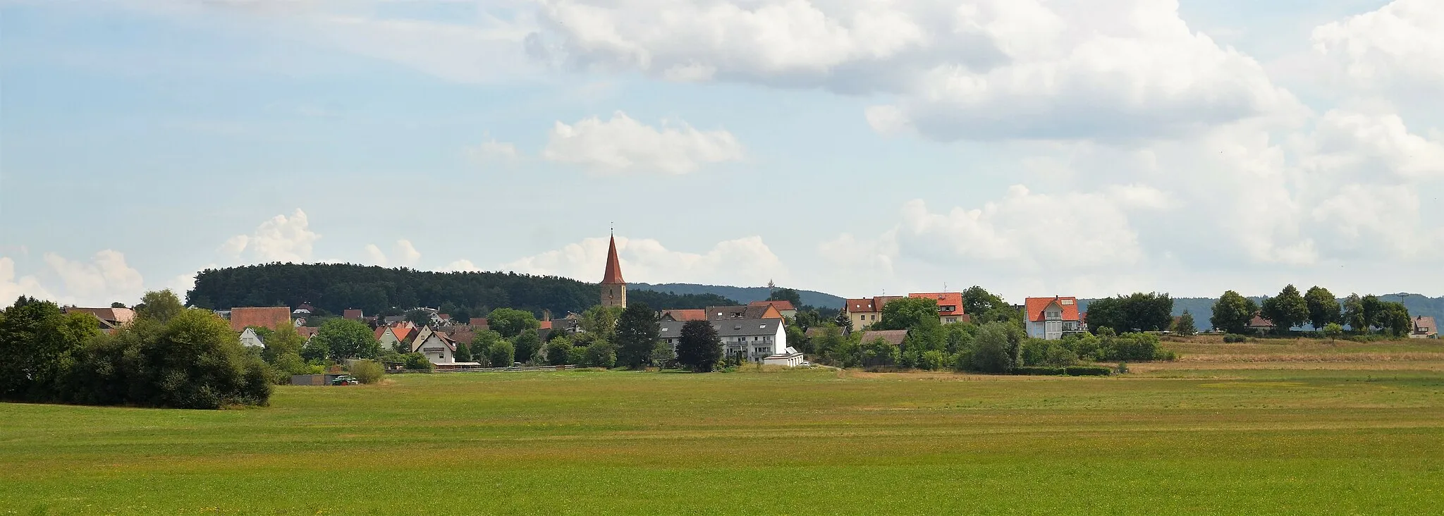 Photo showing: Blick auf Leinburg aus südlicher Richtung