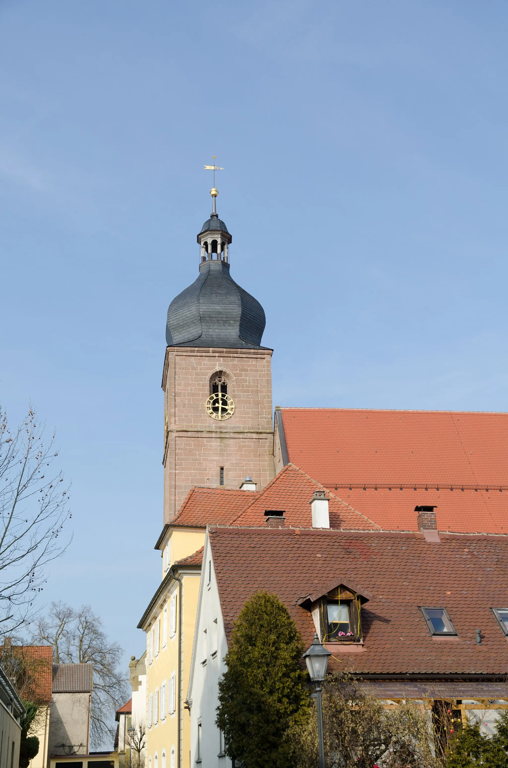 Photo showing: Merkendorf, ev. Stadtpfarrkirche Unser Lieben Frau