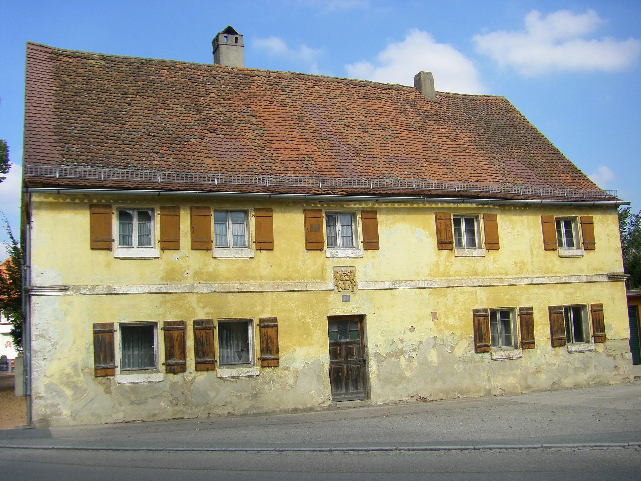 Photo showing: Altes Bäckerhaus in Neuendettelsau; Hauptstraße 31.