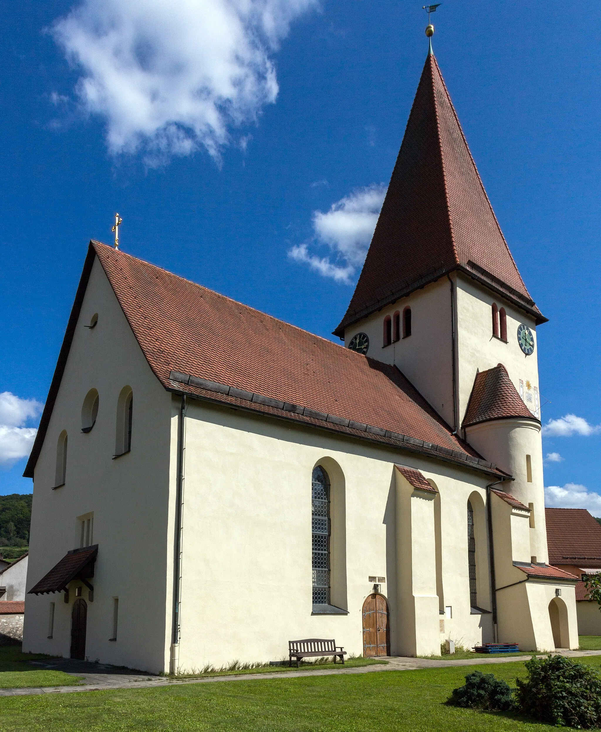 Photo showing: St. Nikolaus, Kirchplatz 1, Offenhausen