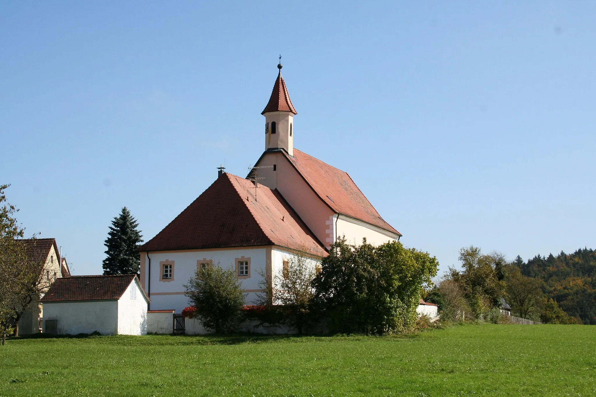 Photo showing: Kirche Mariae Himmelfahrt (Heldmannsberg)