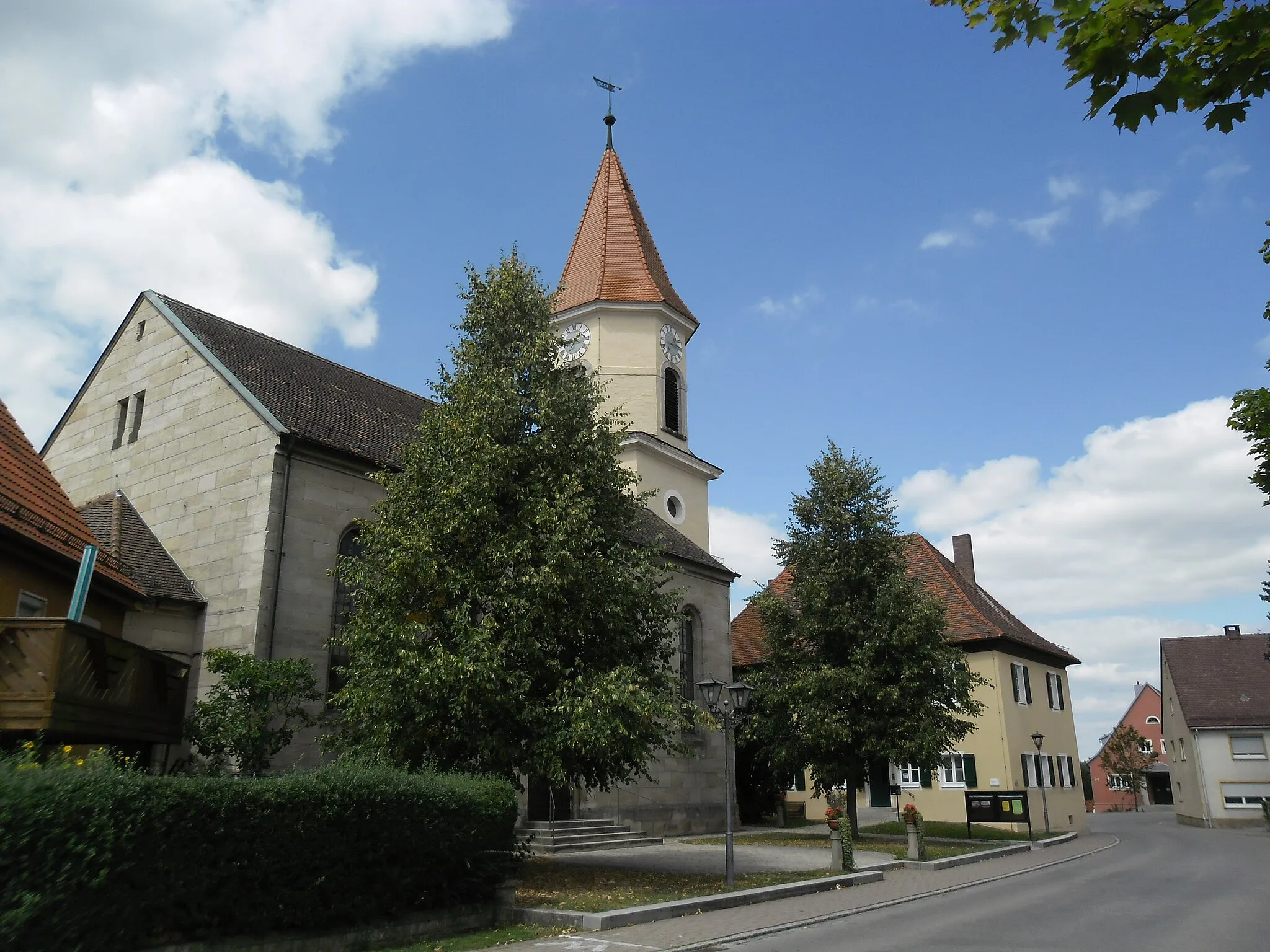 Photo showing: St. Martin's Church in Schopfloch (Bavaria)