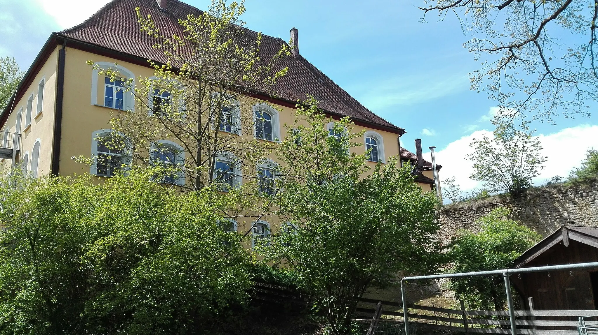Photo showing: Palas Schloss Wassertrüdingen