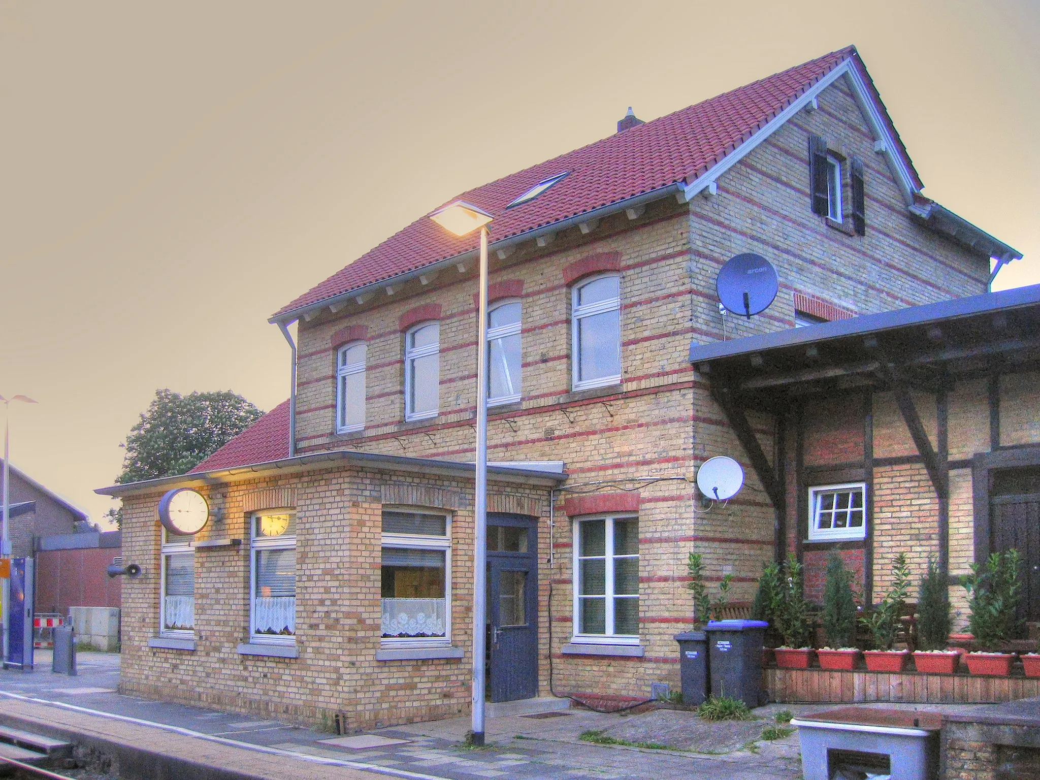 Photo showing: Bahnhof Beelen im Kreis Warendorf