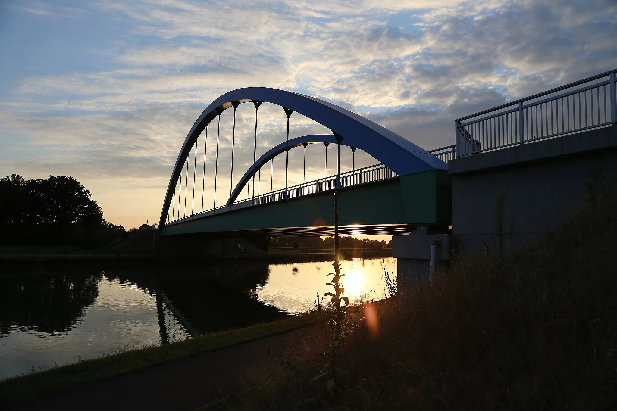 Photo showing: Birgte Bridge (Birgter Brücke) in Riesenbeck-Birgte, borough of Hörstel, Kreis Steinfurt, North Rhine-Westphalia, Germany.