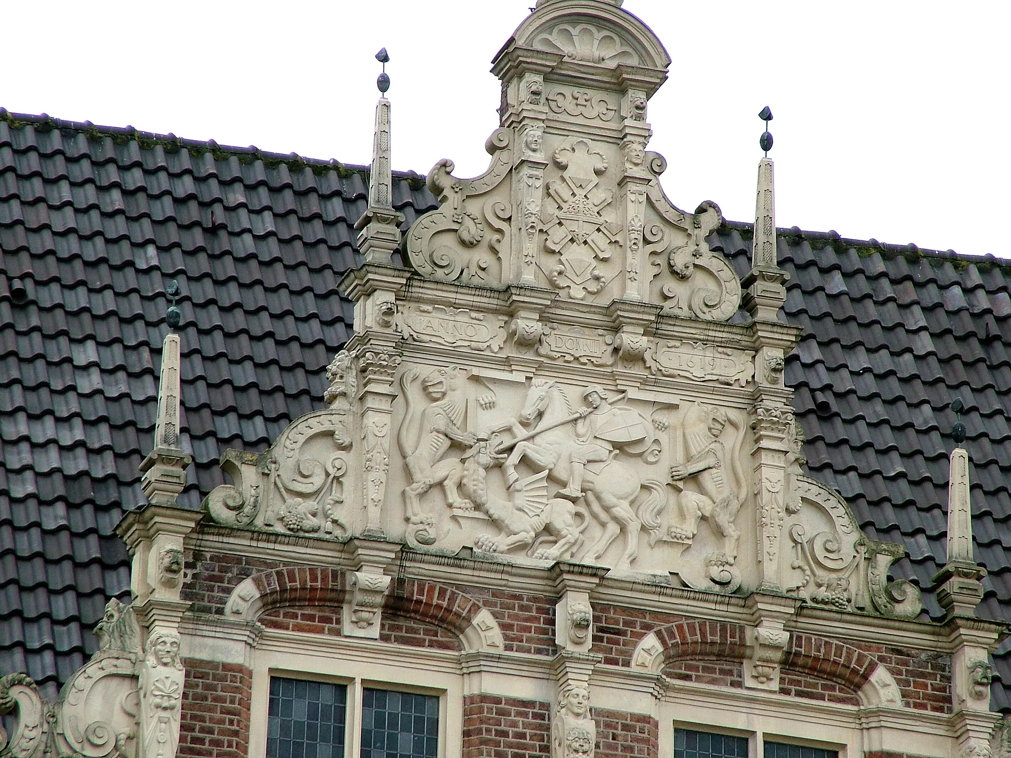 Photo showing: Bocholt, Giebel Rathaus