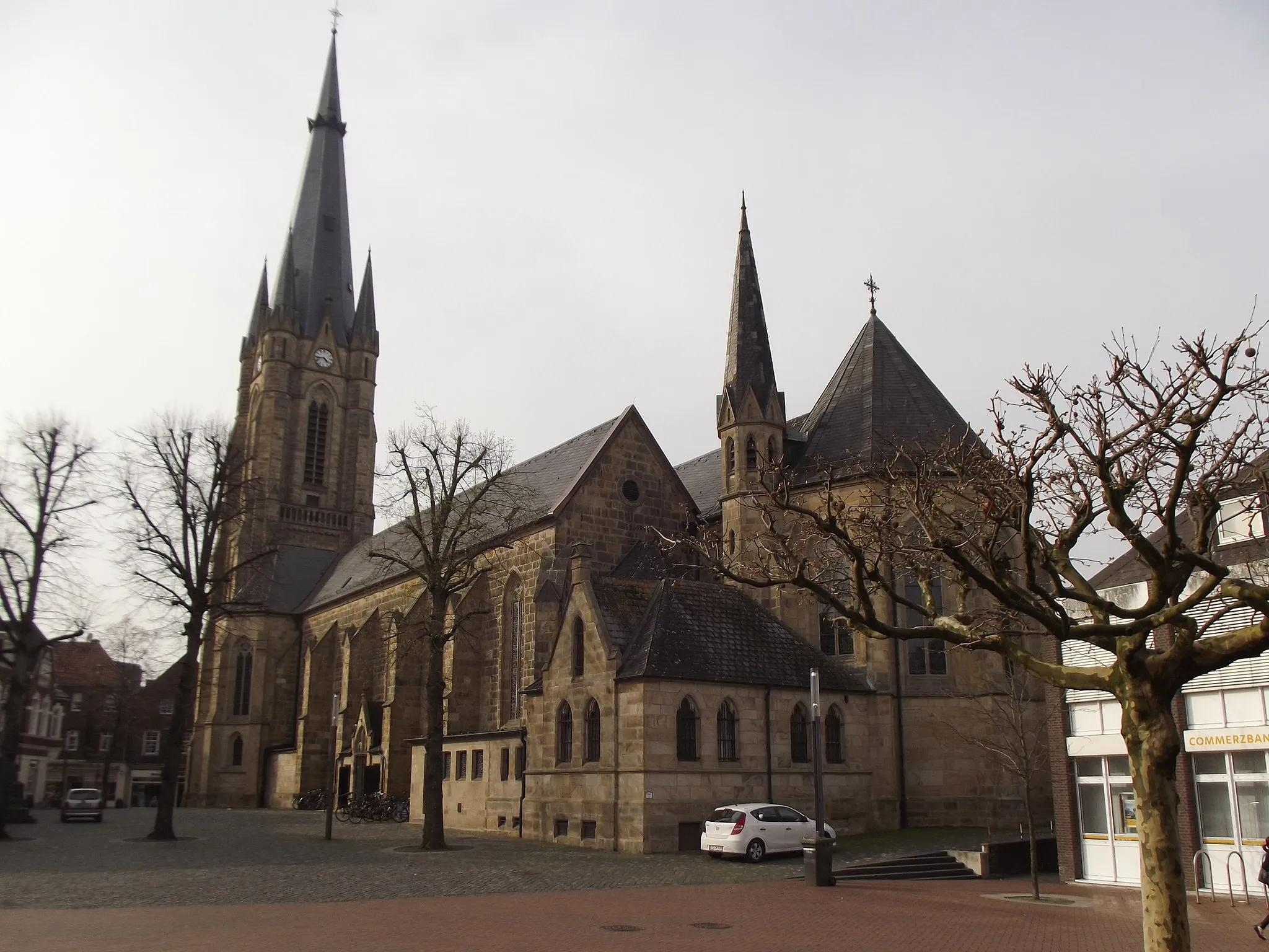 Photo showing: The Catholic church in Emsdetten