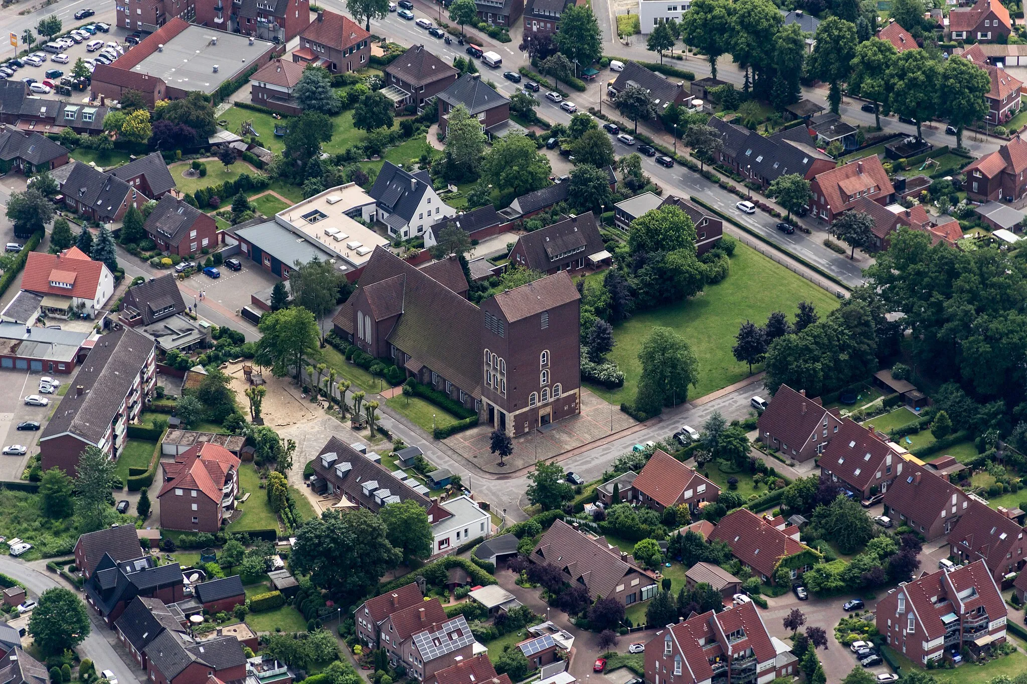 Photo showing: St Joseph Church, Greven, North Rhine-Westphalia, Germany