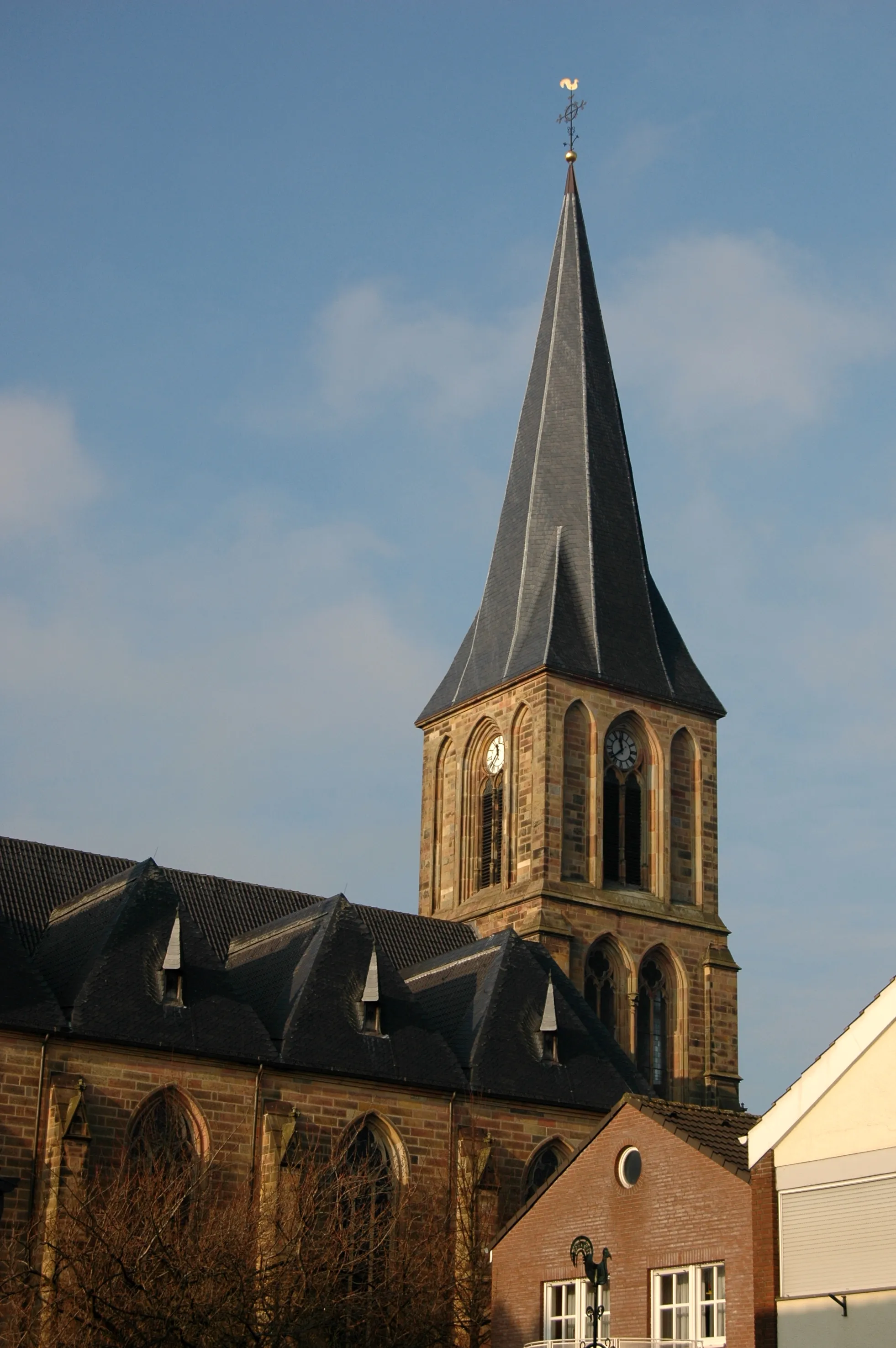 Photo showing: Picture of the Lambertikirche (a church) in Ochtrup, Germany.