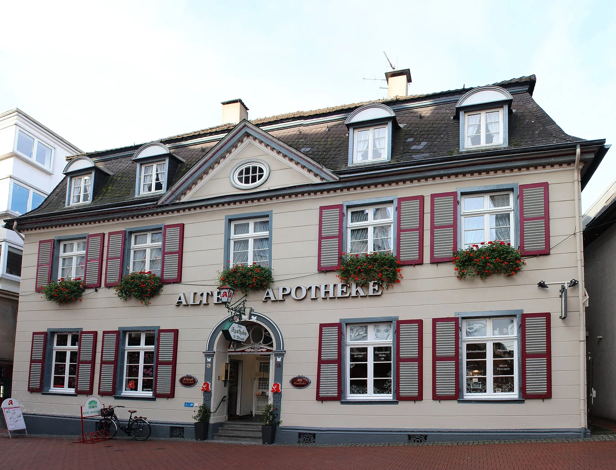 Photo showing: Alte Apotheke, Breite Straße Recklinghausen