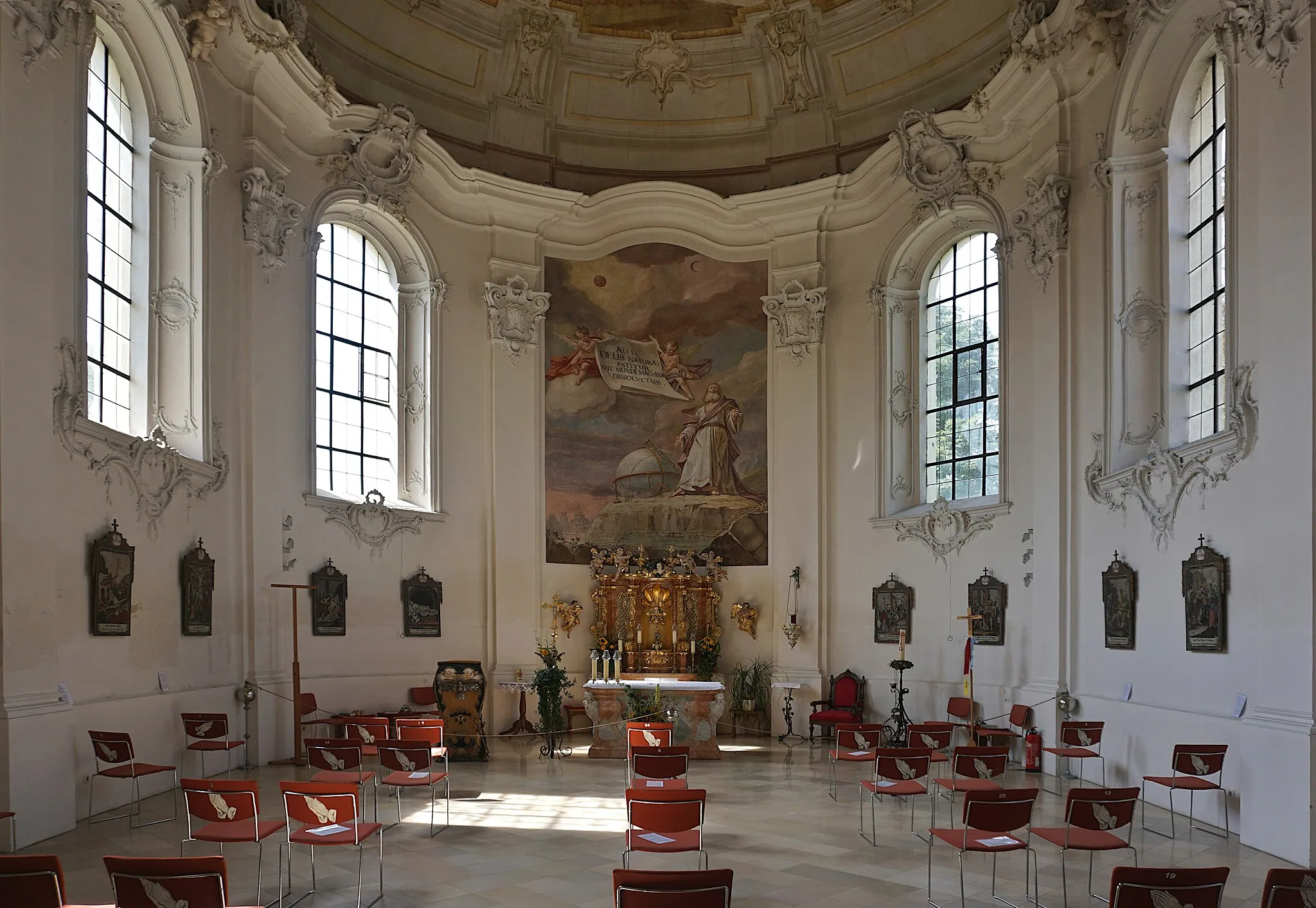 Photo showing: Innenraum der Portalkirche in Aldersbach.