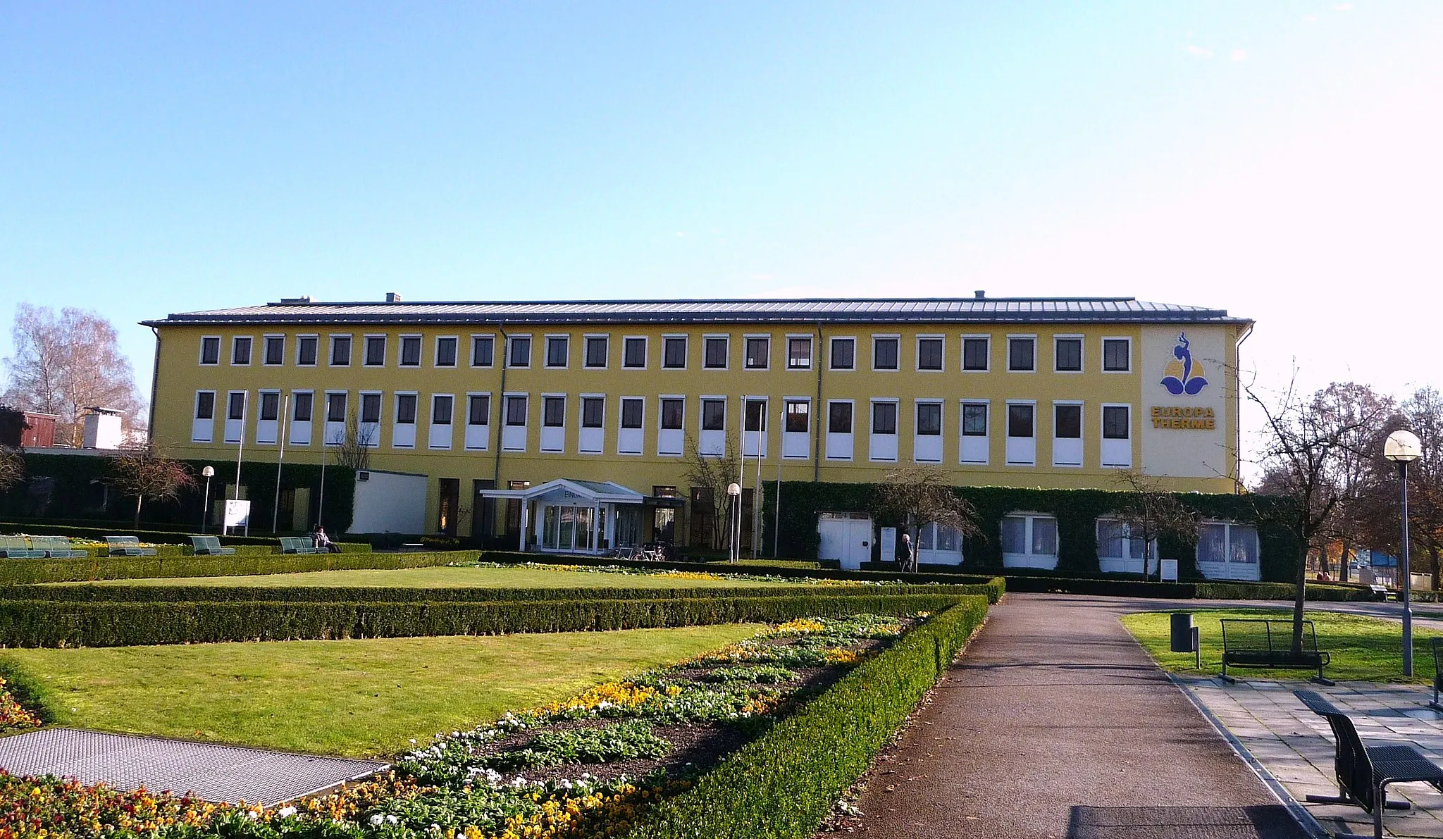 Photo showing: Die Europa Therme in Bad Füssing