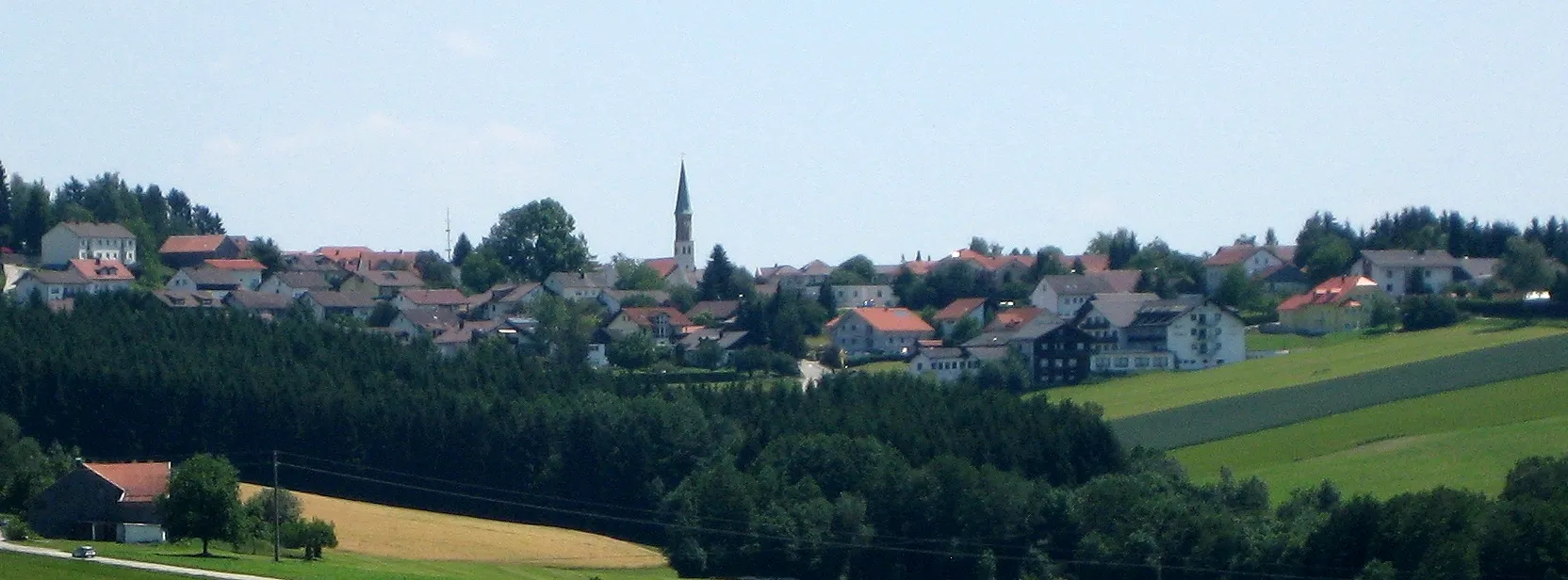 Photo showing: Büchlberg, seen from Hutthurm