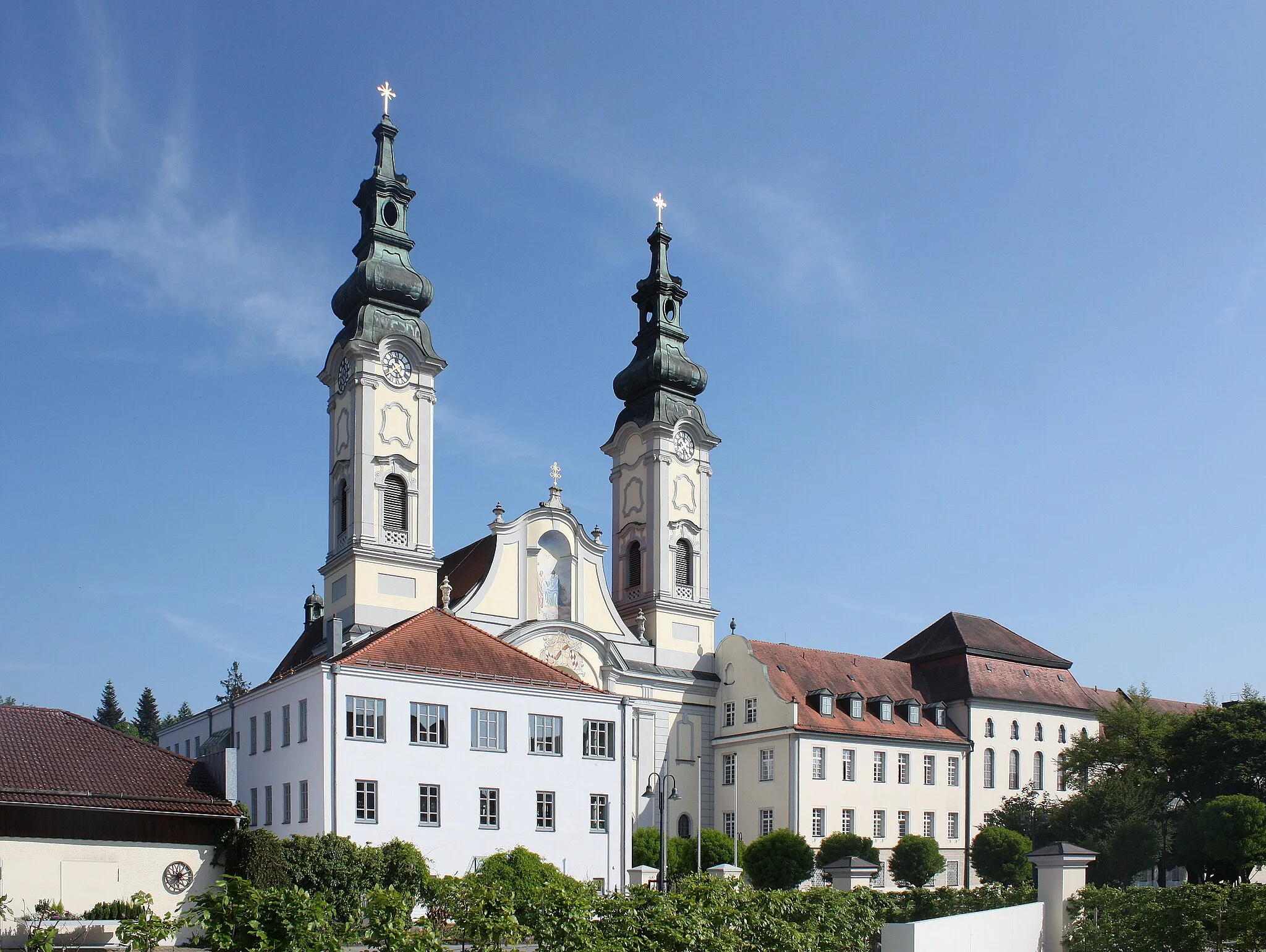 Photo showing: Fürstenzell, the monastery, general view