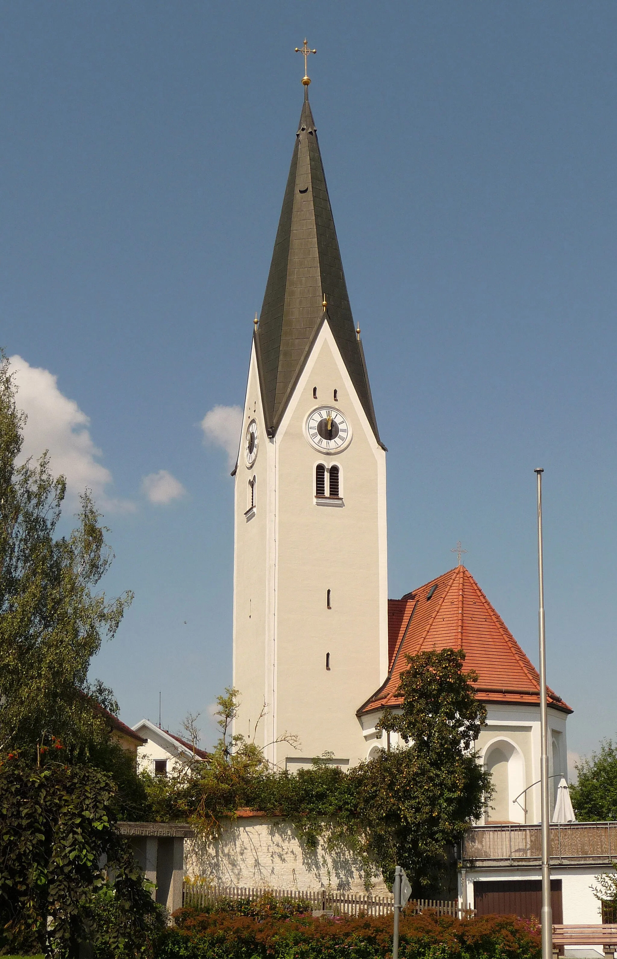 Photo showing: Die Kirche St. Jakob in Geiselhöring, Am Lins 18