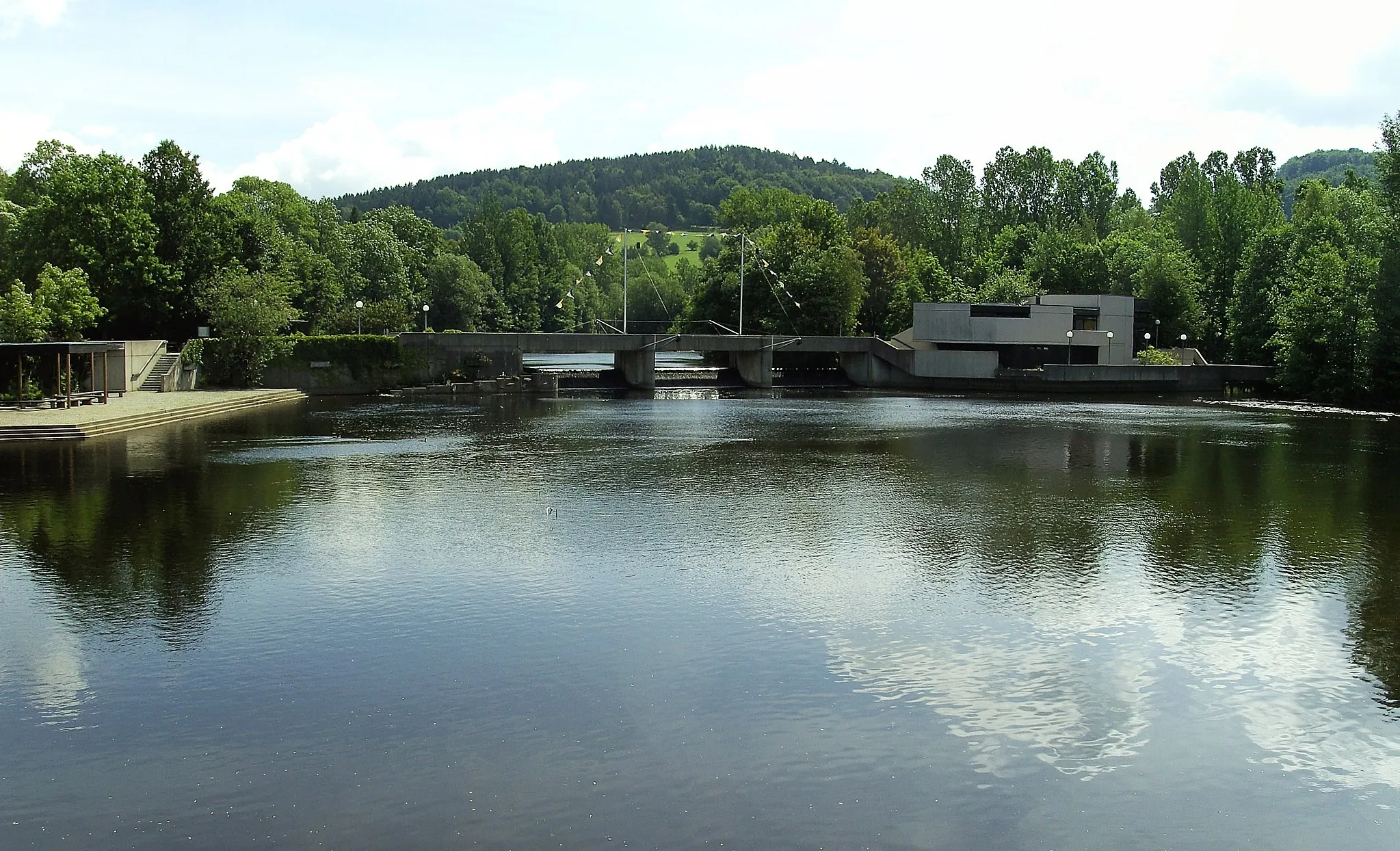 Photo showing: Der Grafenauer Kurparksee.