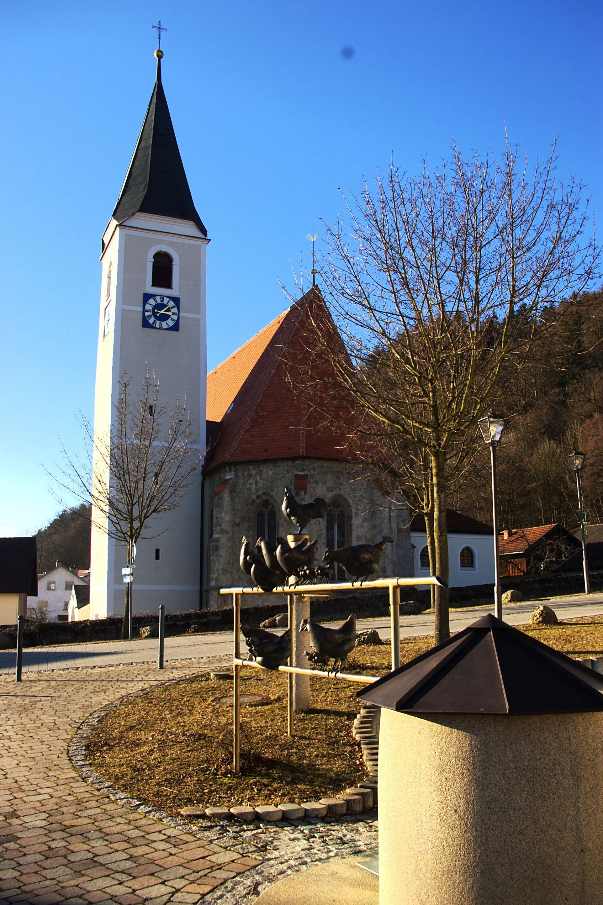 Photo showing: Ortskern von Julbach mit Pfarrkirche