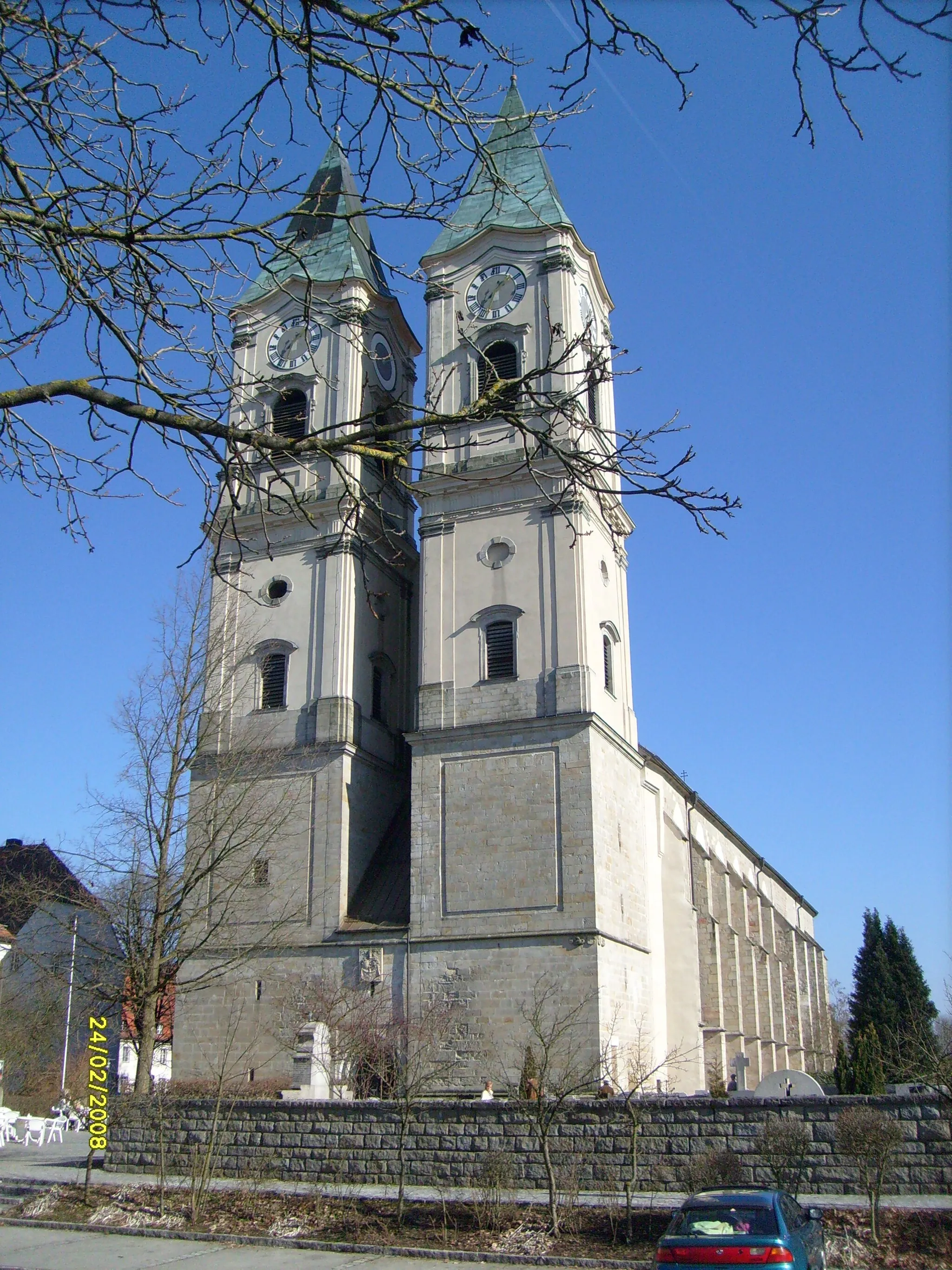 Photo showing: Die Basilika in Niederalteich (Niederbayern).