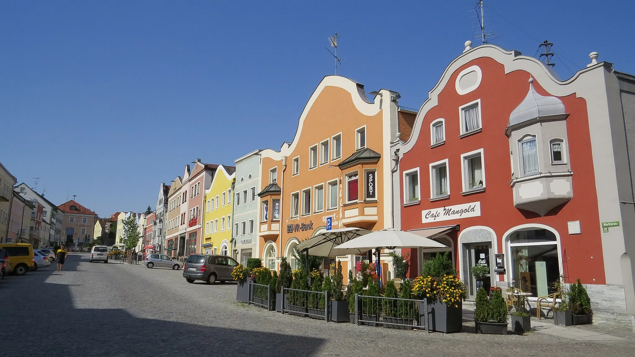 Photo showing: Marktplatz in Rotthalmünster