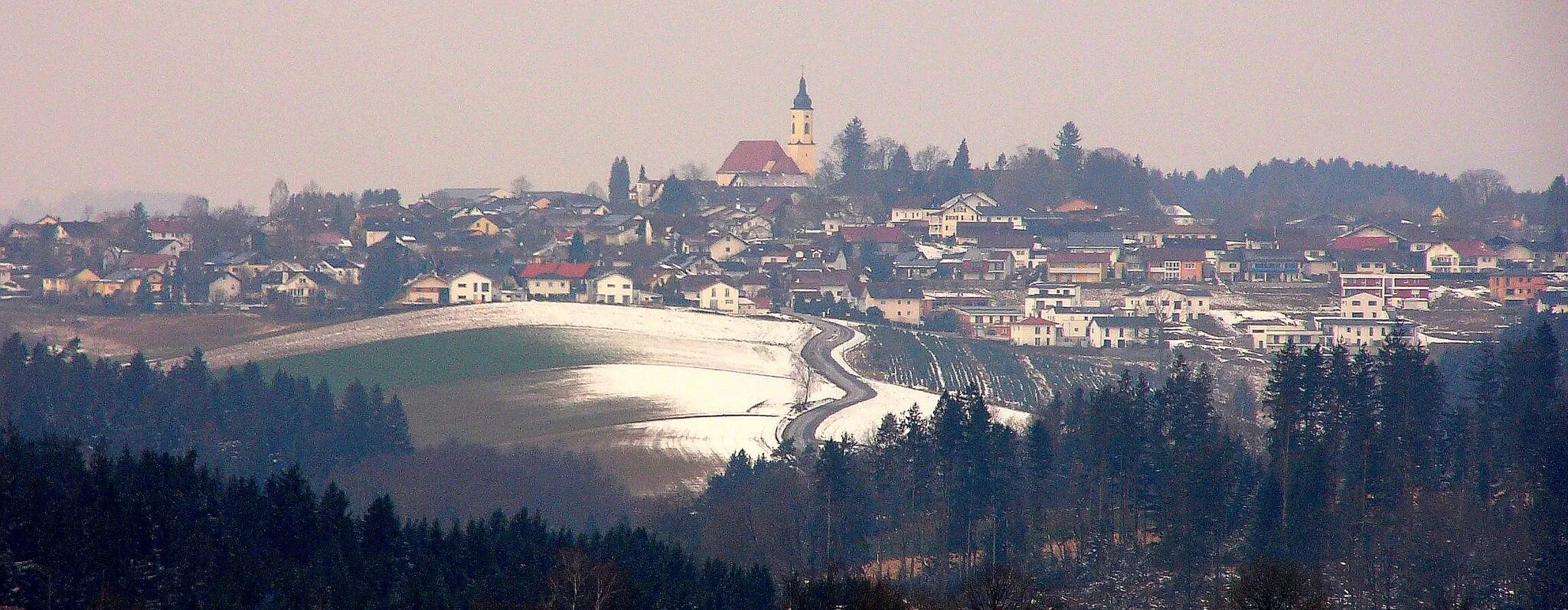 Photo showing: Panorama von Salzweg.