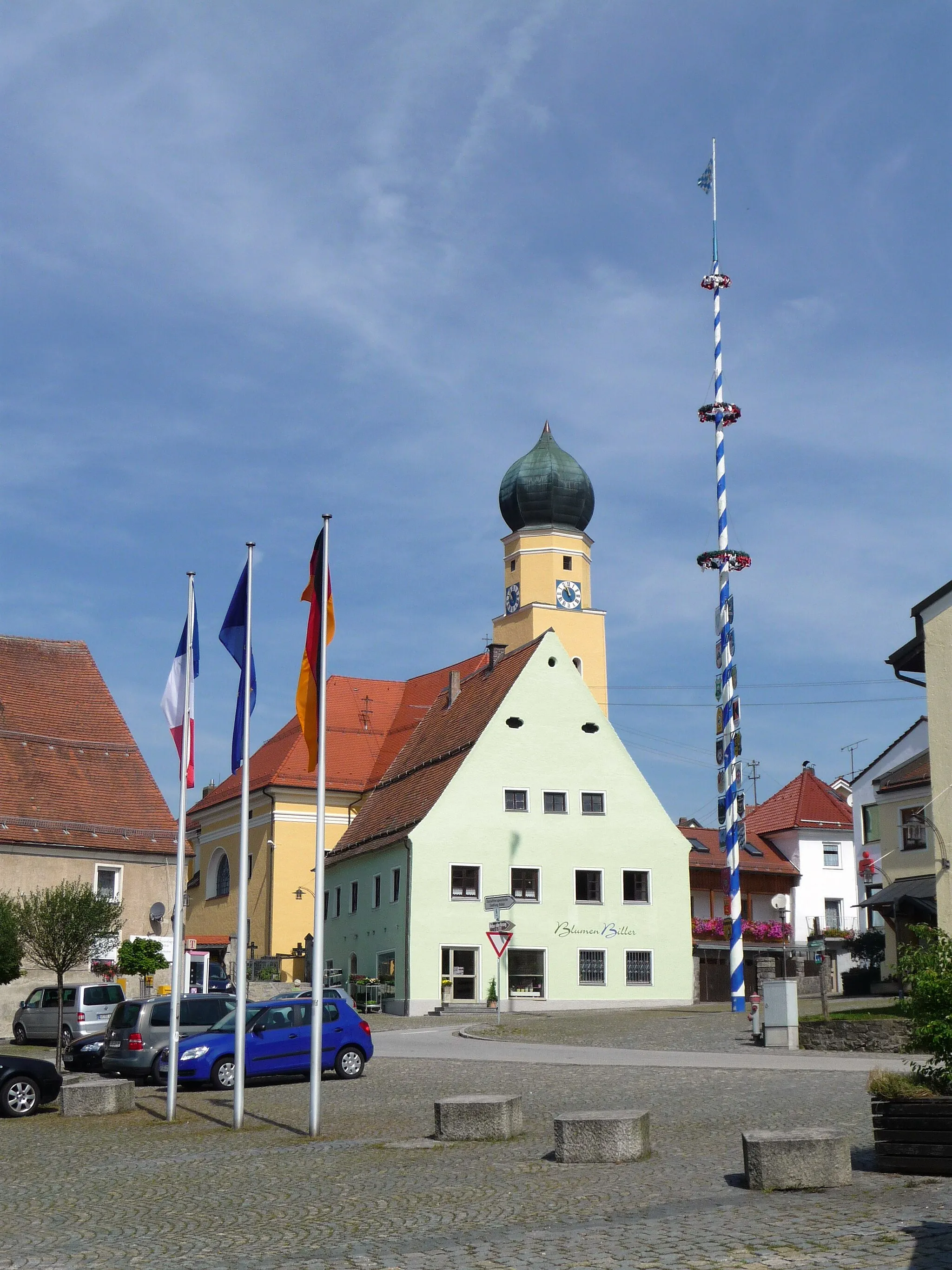 Photo showing: Der Marktplatz von Schwarzach