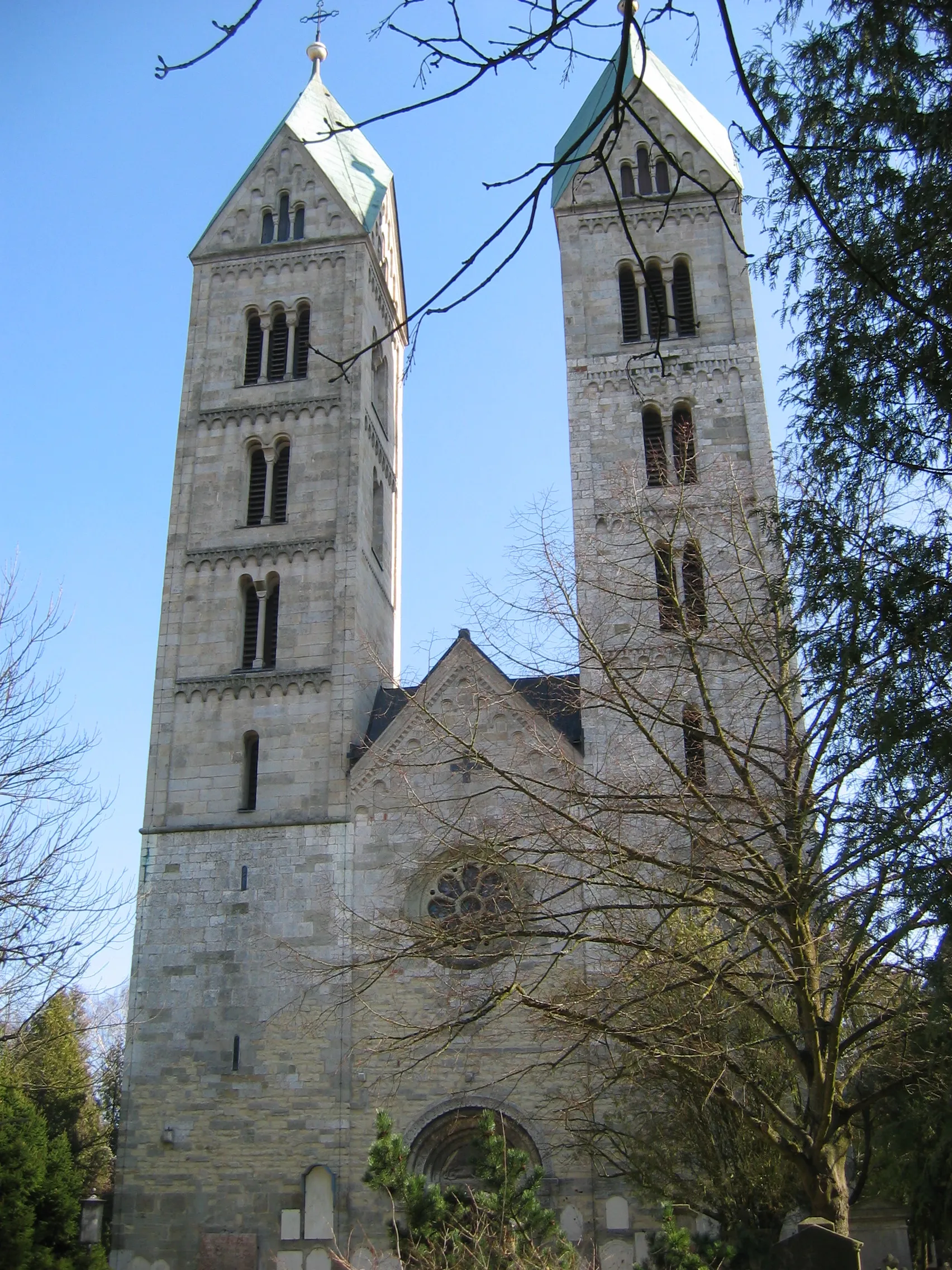 Photo showing: St. Peter, Straubing, from the west.