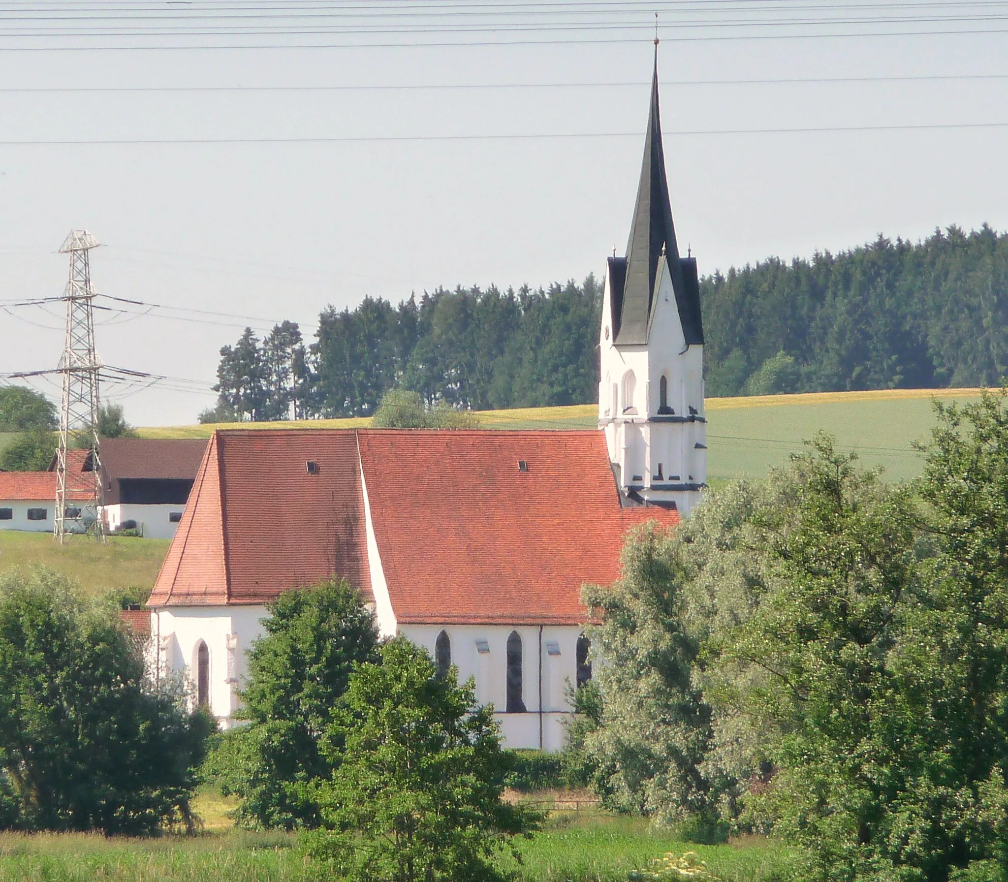 Photo showing: Die Pfarrkirche Maria Heimsuchung in Unterdietfurt