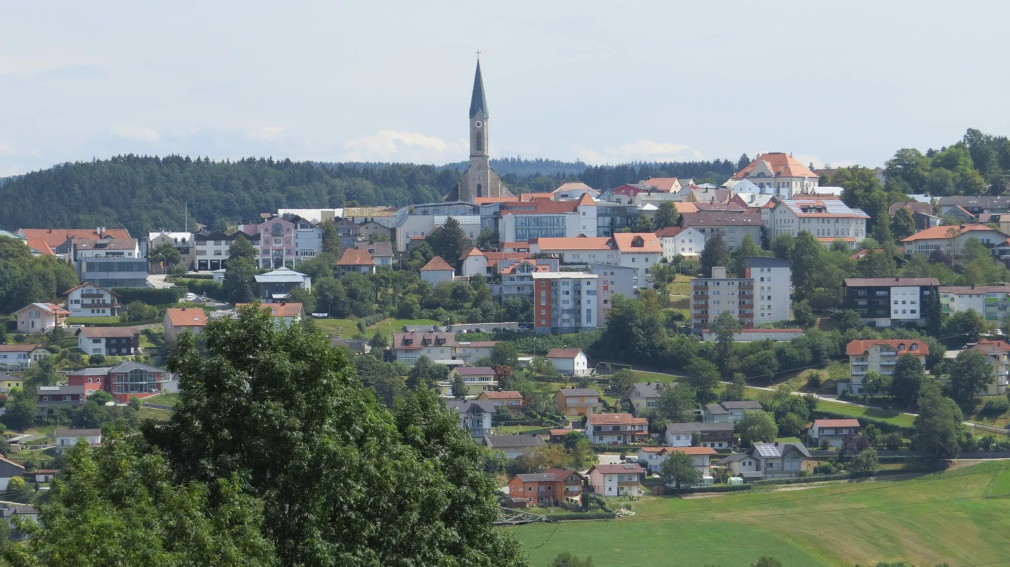 Photo showing: Waldkirchen von Westen