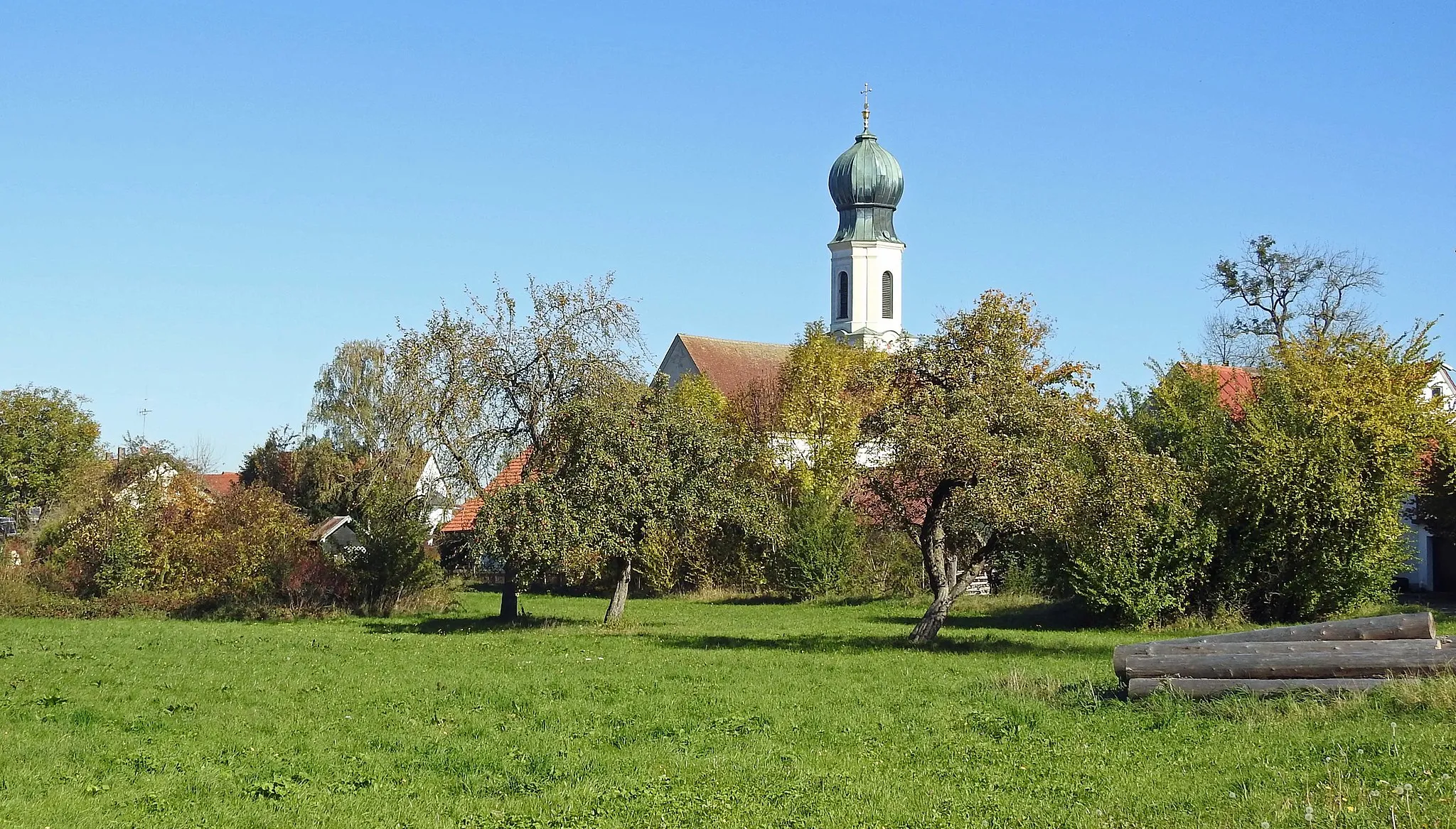 Photo showing: Pfarrkirche in Moorenweis