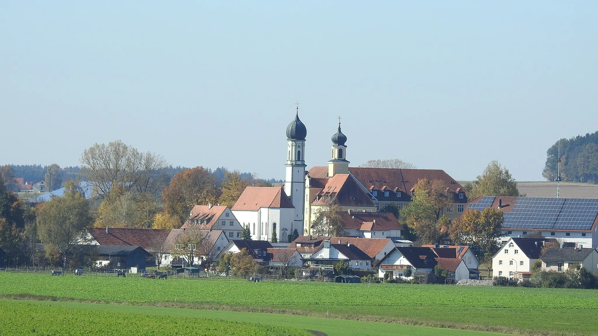 Photo showing: Grunertshofen von Südosten, Moorenweis