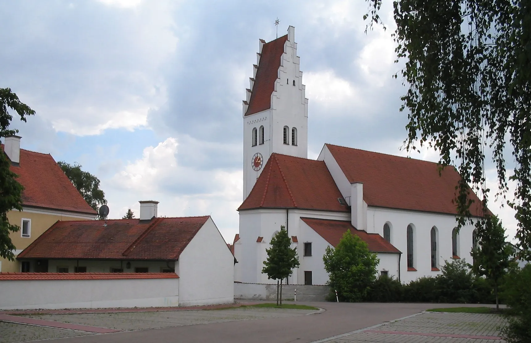 Photo showing: Pfarrkirche in de:Pörnbach